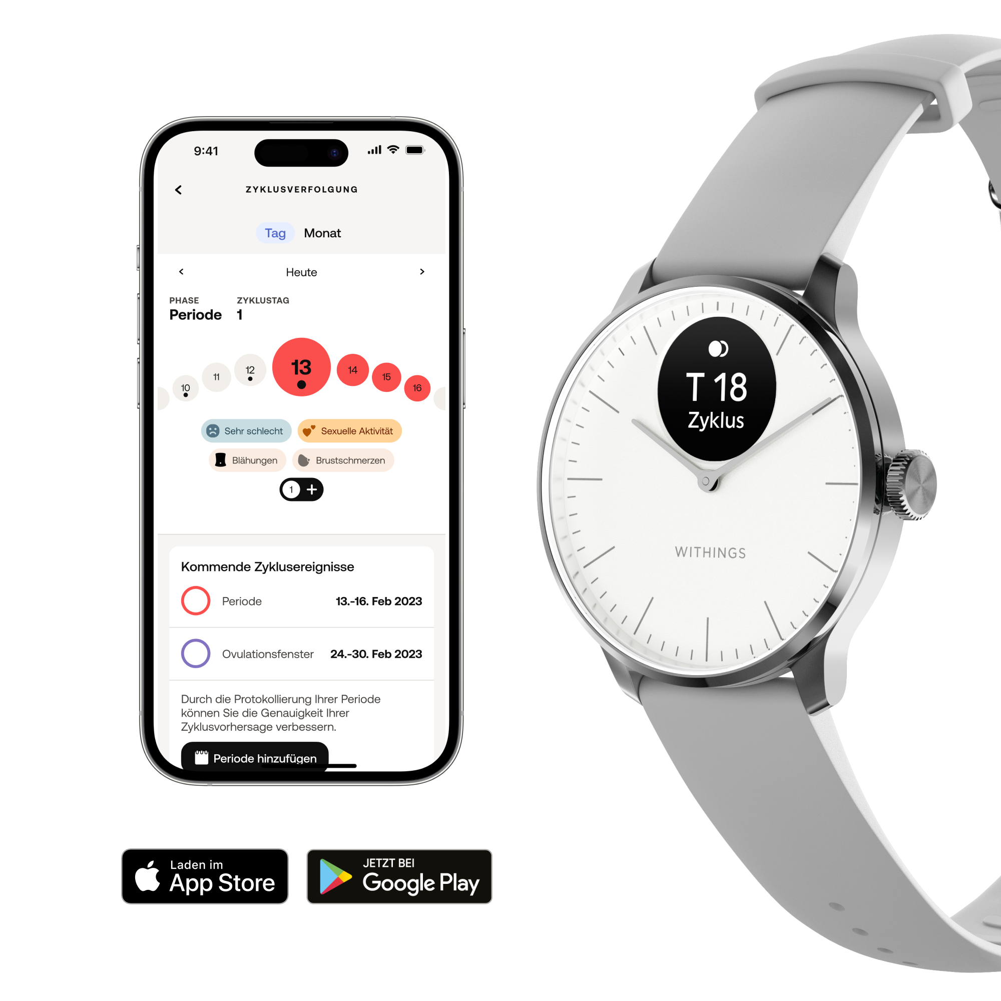 Withings HWA11-MODEL 3-ALL-IN Scanwatch light- 37 mm White