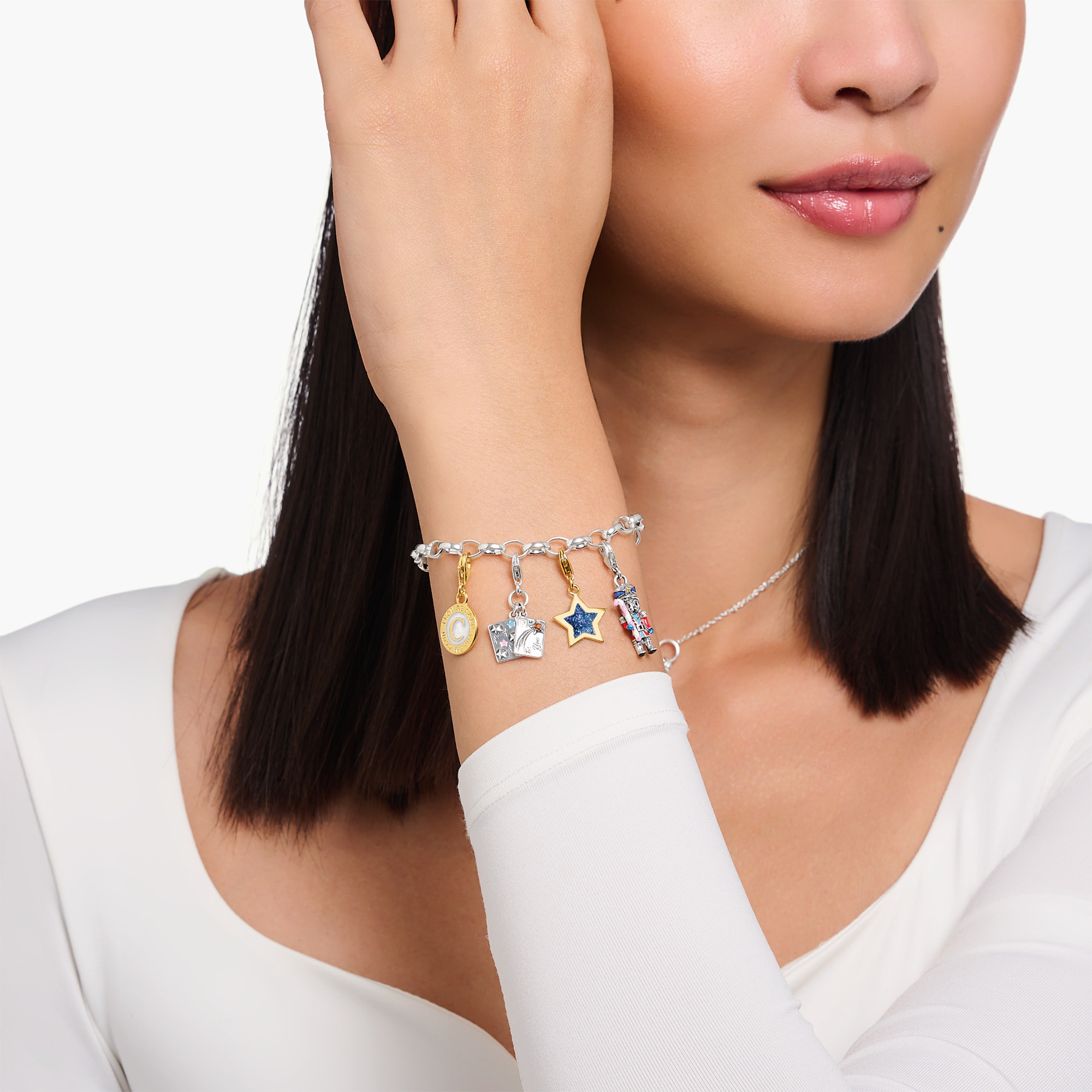 Thomas Sabo 2062-691-7 Charm Nussknacker mit Zuckerstange