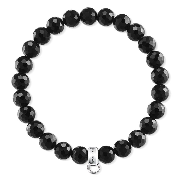 Thomas Sabo Armband Silber Obsidian X0220-840-11-L17,5 online günstig kaufen bei Juwelierwelt.de © ★ Gratisversand ★ Paypal ★