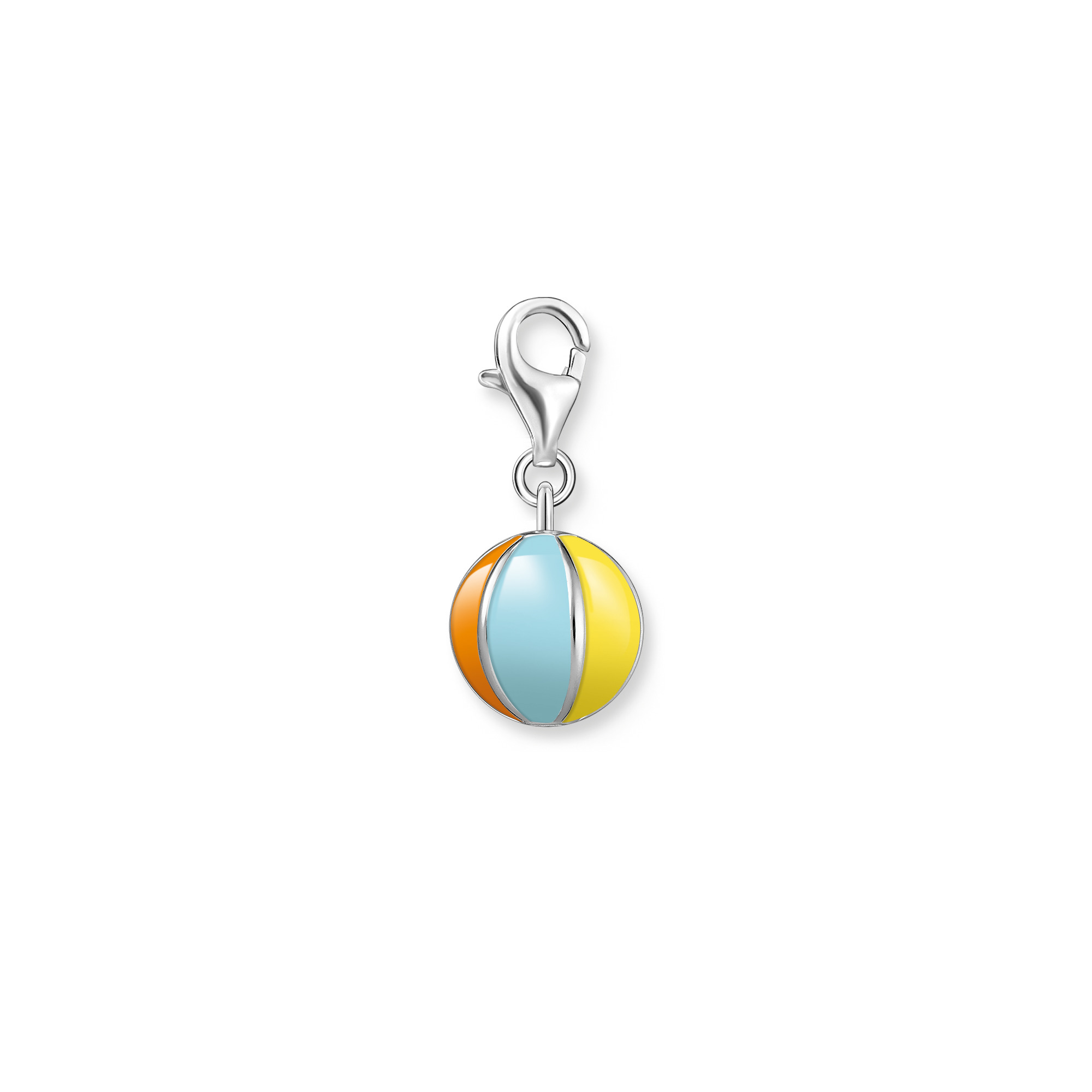 Thomas Sabo 2004-041-7 Charm-Anhänger bunter Wasserball Silber