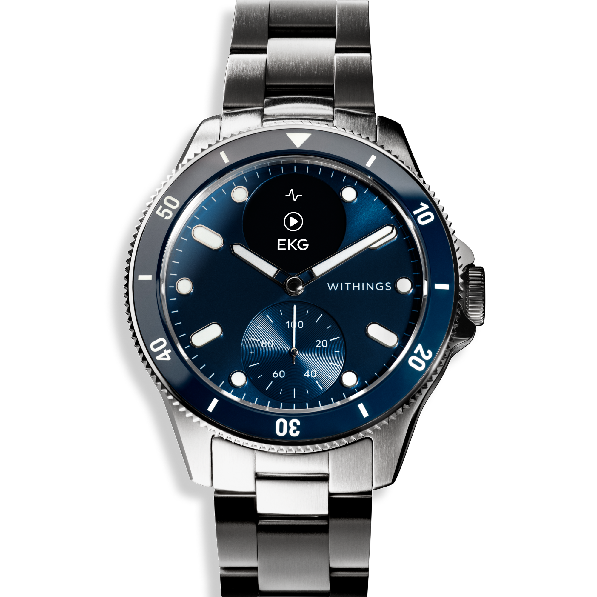 Withings HWA10-MODEL 7-ALL-IN Scanwatch Nova - 42mm Blue