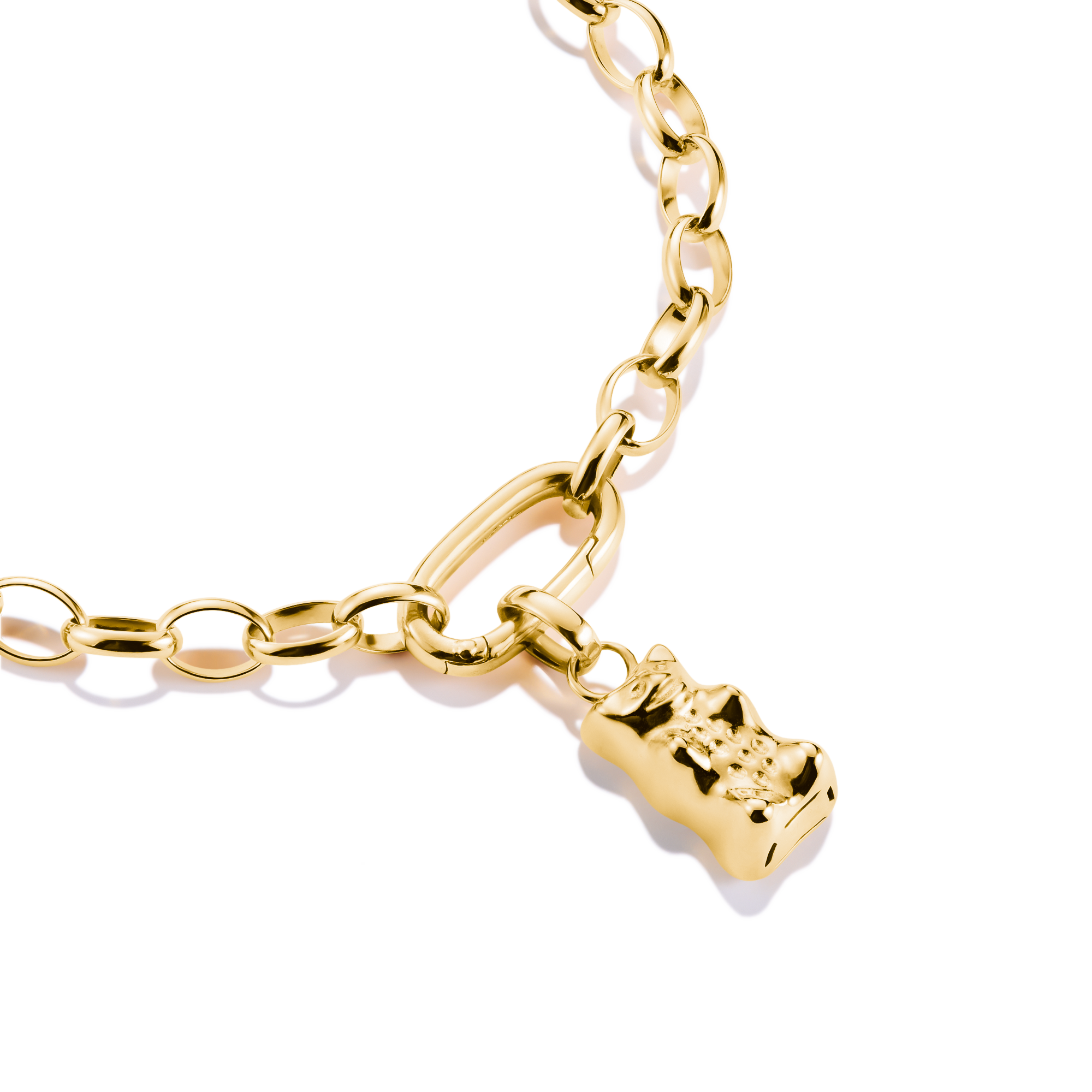 Thomas Sabo CC1276-413-39 Charm-Goldbär-Anhänger Connect vergoldet