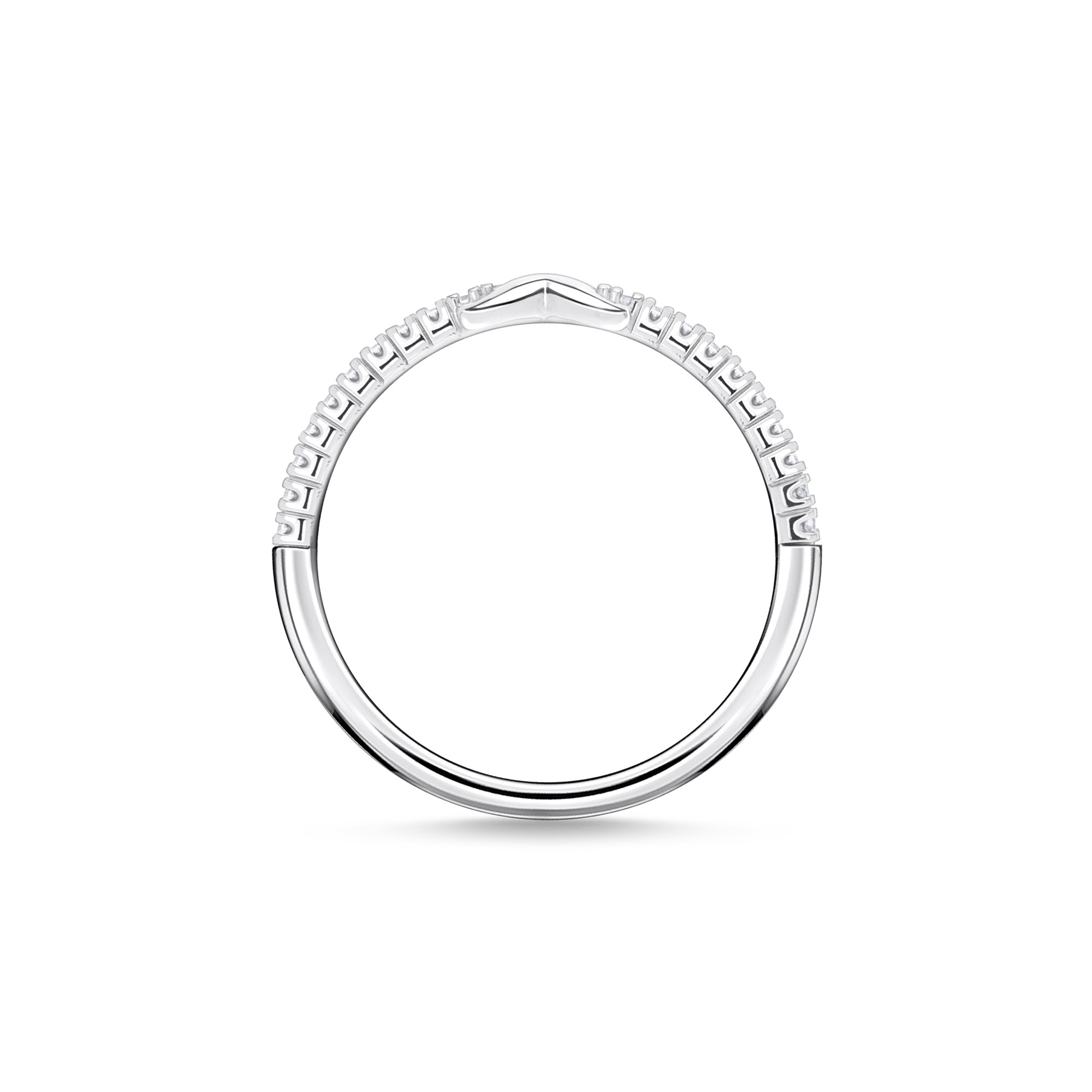 Thomas Sabo Ring Silber "Infinity mit weißen Steinen" TR2322-051-14-54