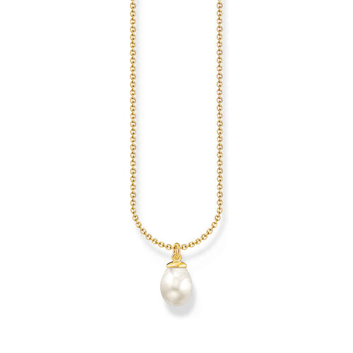 Thomas Sabo KE2238-430-14-L45v Kette mit Perlen-Anhänger vergoldet