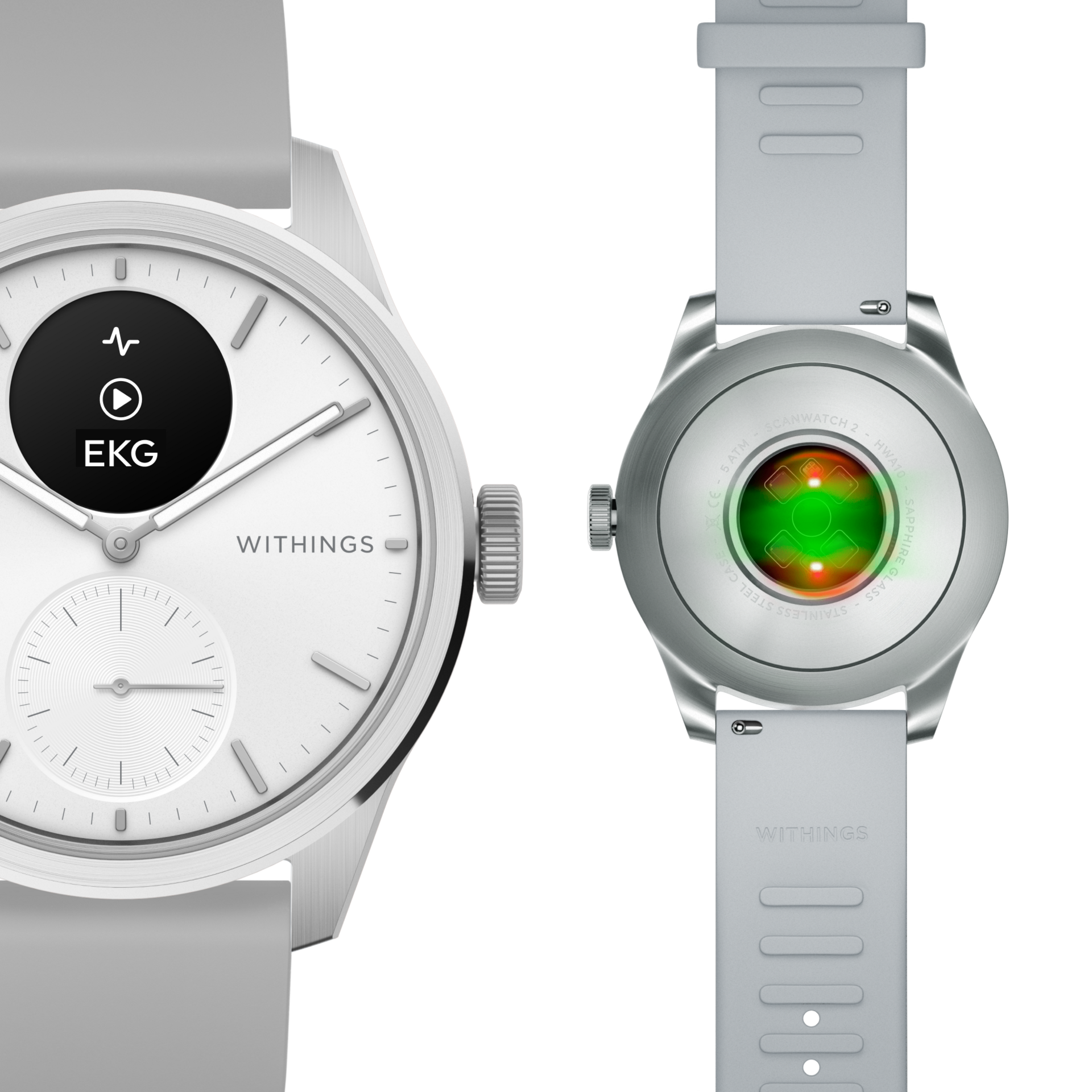 Withings ScanWatch 2 white 42mm HWA10-MODEL 5-ALL-IN