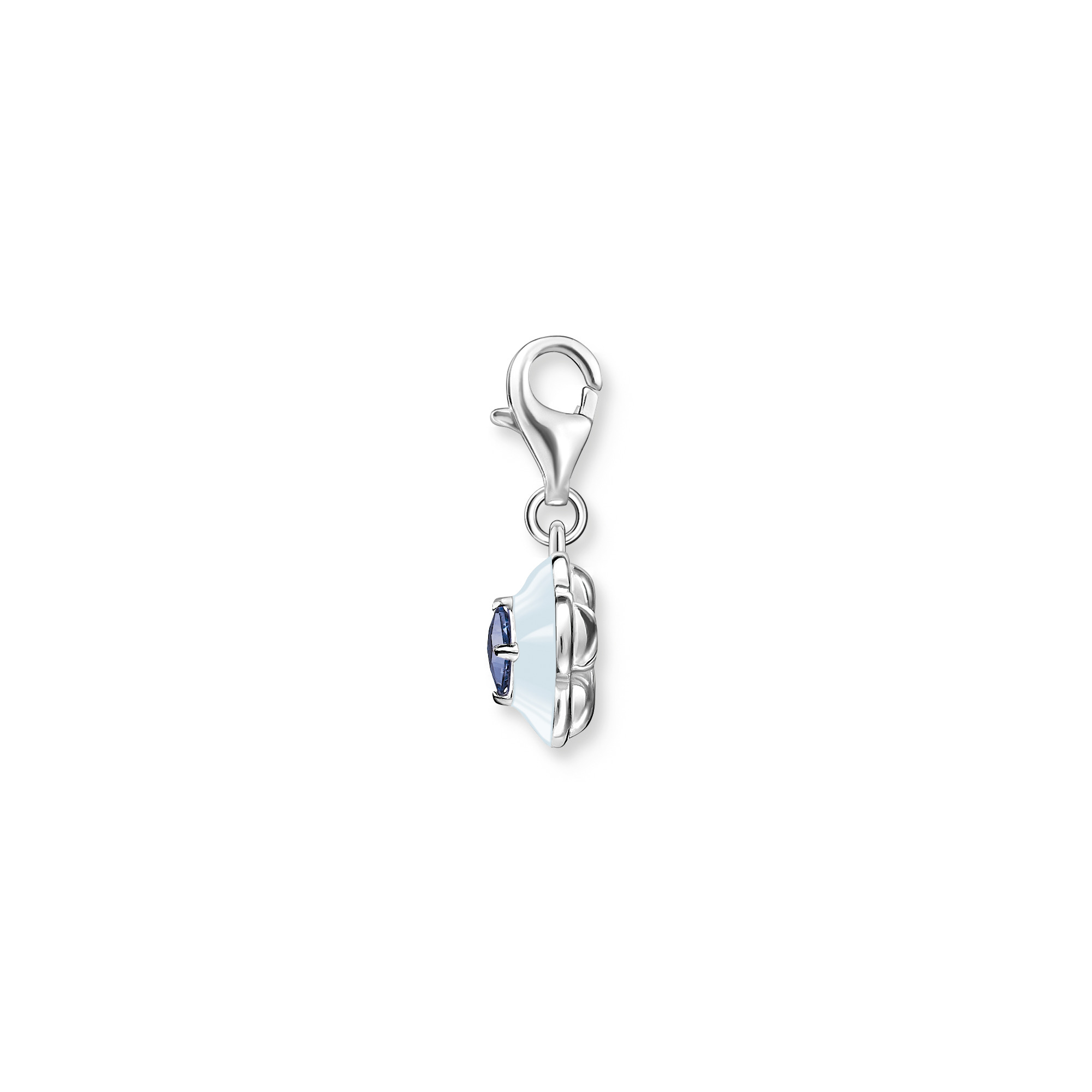 Thomas Sabo 1916-496-1 Charm Blume mit blauem Stein
