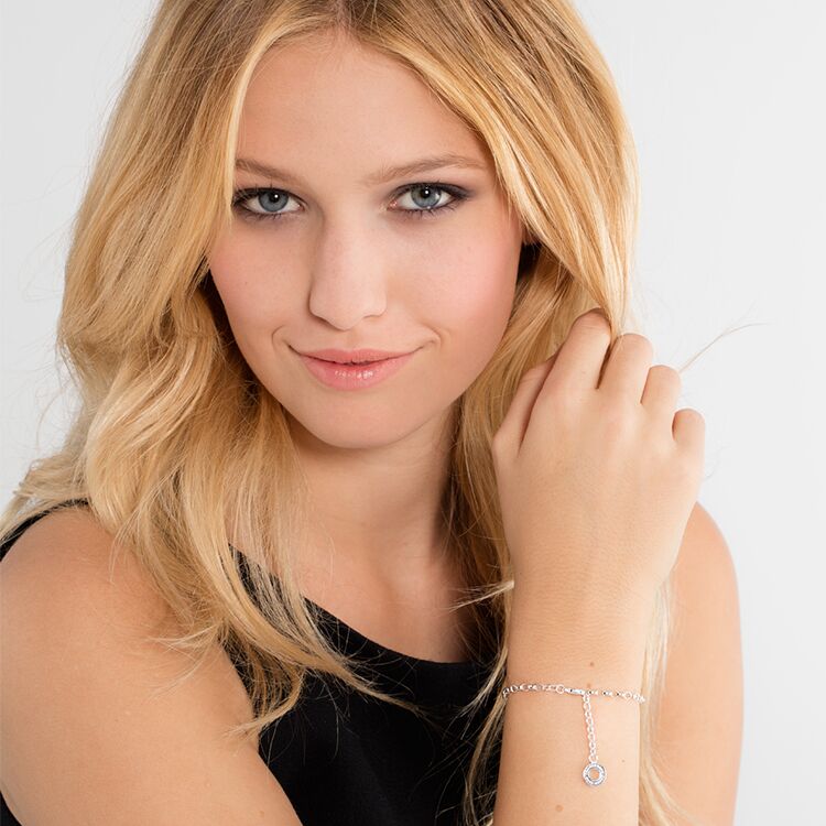Thomas Sabo X0163-001-12-L Charm- Armband Silber