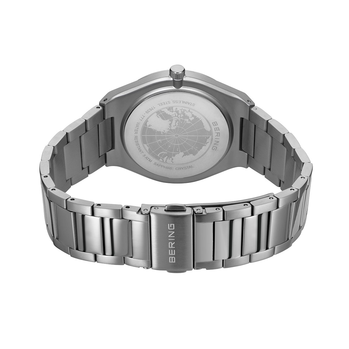 Bering 17639-777 Herrenuhr Quarz Edelstahl