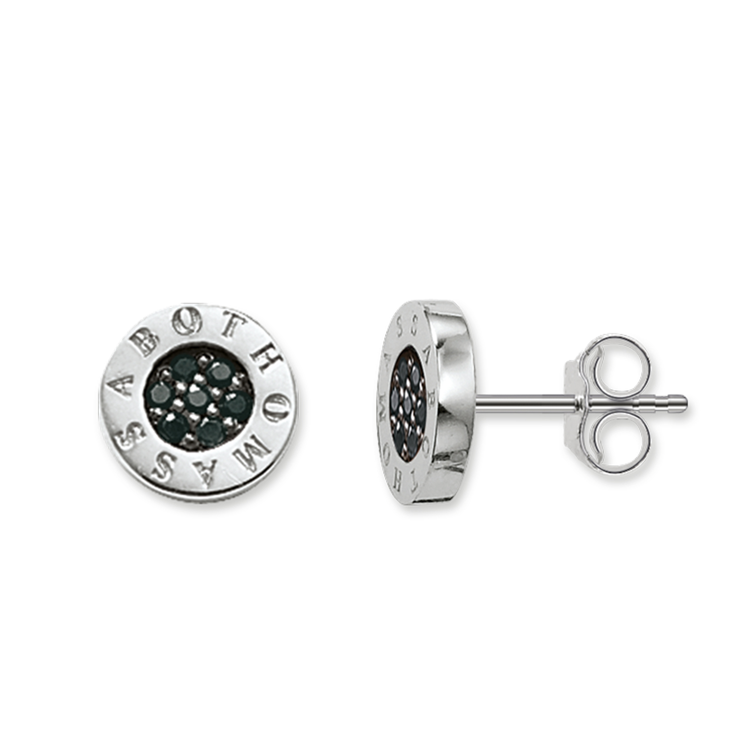 Thomas Sabo Ohrstecker mit schwarzen Zirkonia