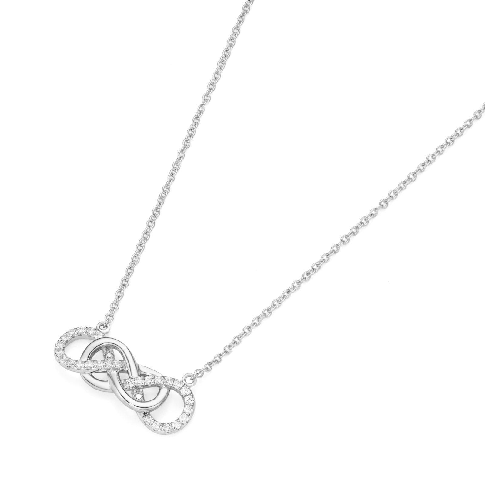 Silberkette Collier Infinity günstig kaufen bei Juwelierwelt.de © ★ Gratisversand ab 50€ ★ Paypal ★ trusted shops ★ 