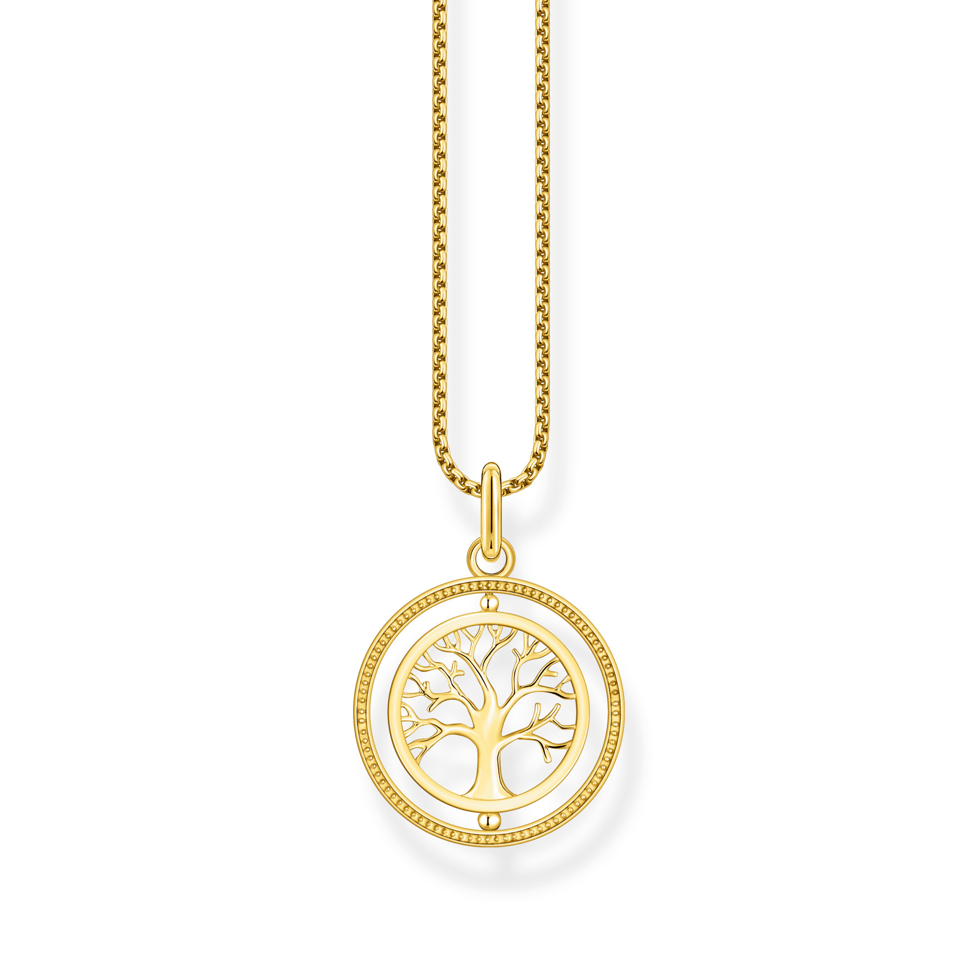 Thomas Sabo KE2148-414-14-L45v Kette Silber vergoldet "Tree of love Gold"