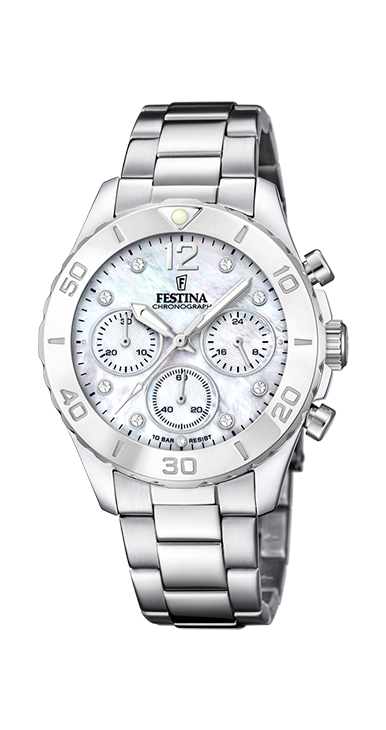 Festina F20603/1 Damenuhr Chronograph Boyfriend