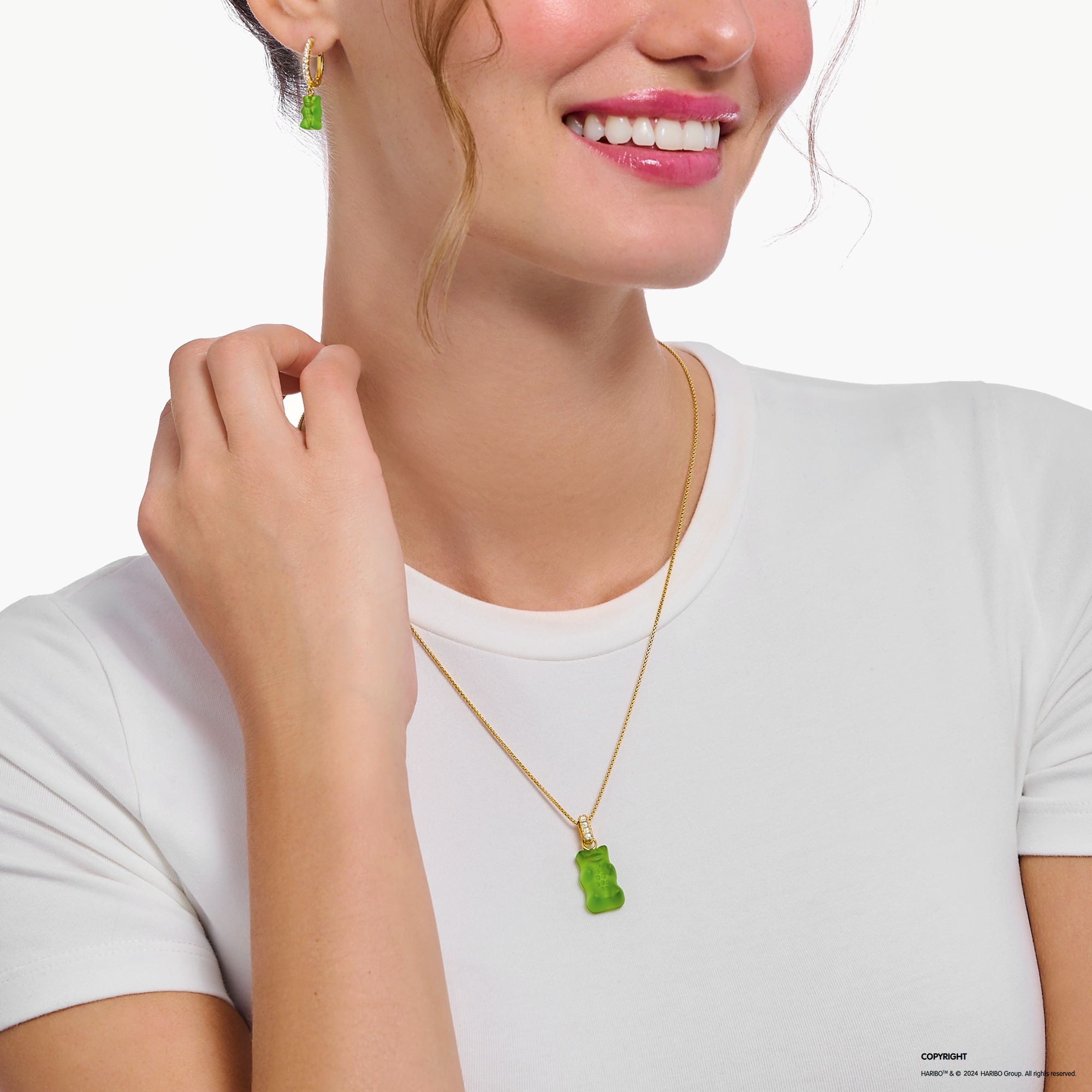 Thomas Sabo PE967-414-6 Kettenanhänger Haribo Apple Green
