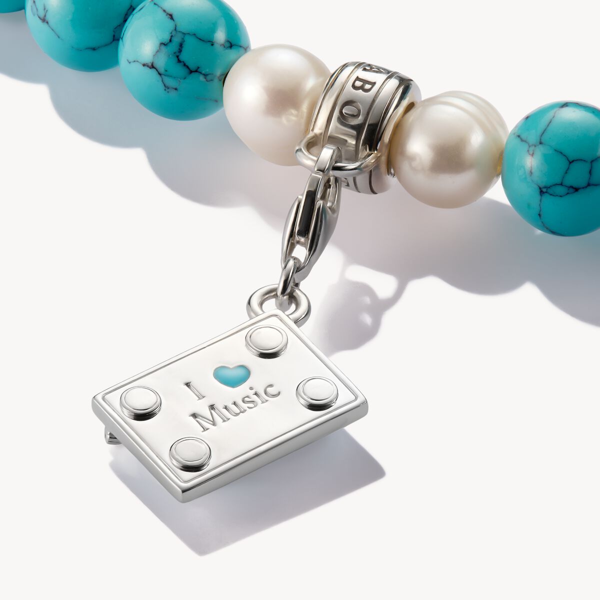 Thomas Sabo 2217-041-7 Charm-Anhänger Plattenspieler Silber