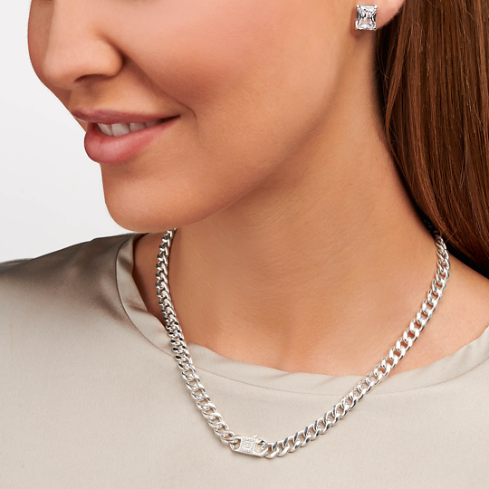 Thomas Sabo Ohrstecker Silber "Weisser Stein" H2201-051-14