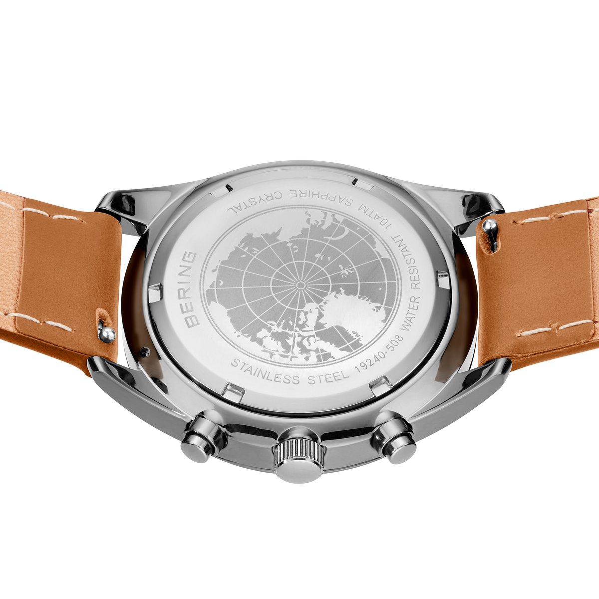 Bering 19240-508 Herrenchronograph Lederband