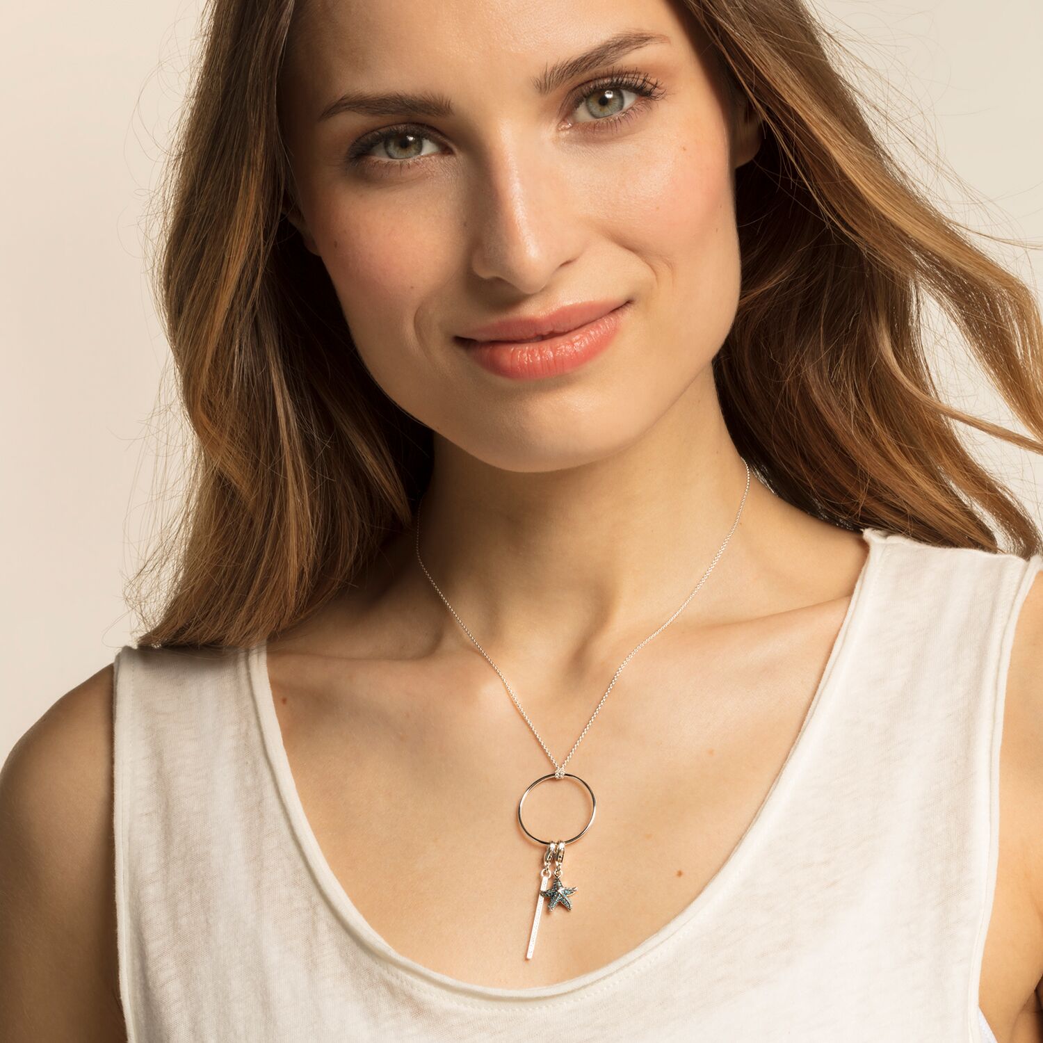 Thomas Sabo 1521-667-17 Charm-Anhänger "Seestern"