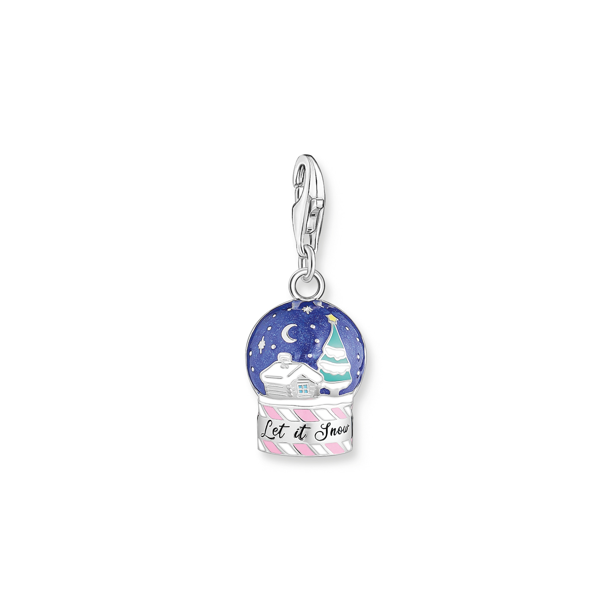 Thomas Sabo 2063-664-7 Charm-Anhänger Schneekugel Silber