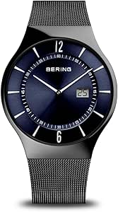 Bering Herrenuhr Funkuhr 51640-227 – blaues Zifferblatt