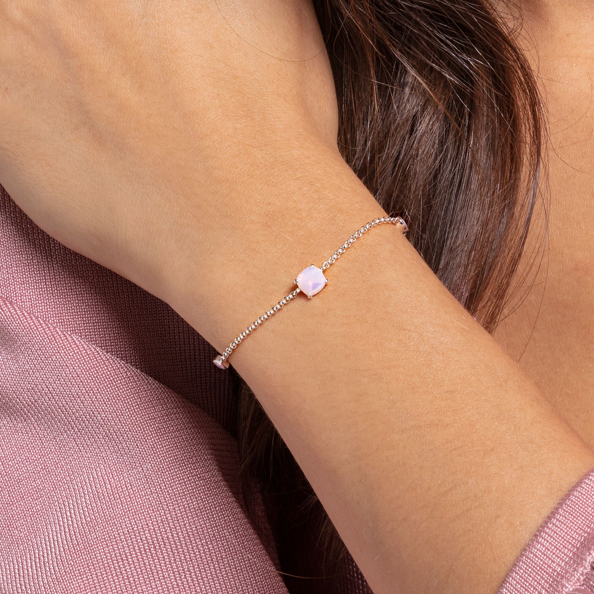 Thomas Sabo Armband Silber Opal- Farbeffekt A1936-699-7-L19v
