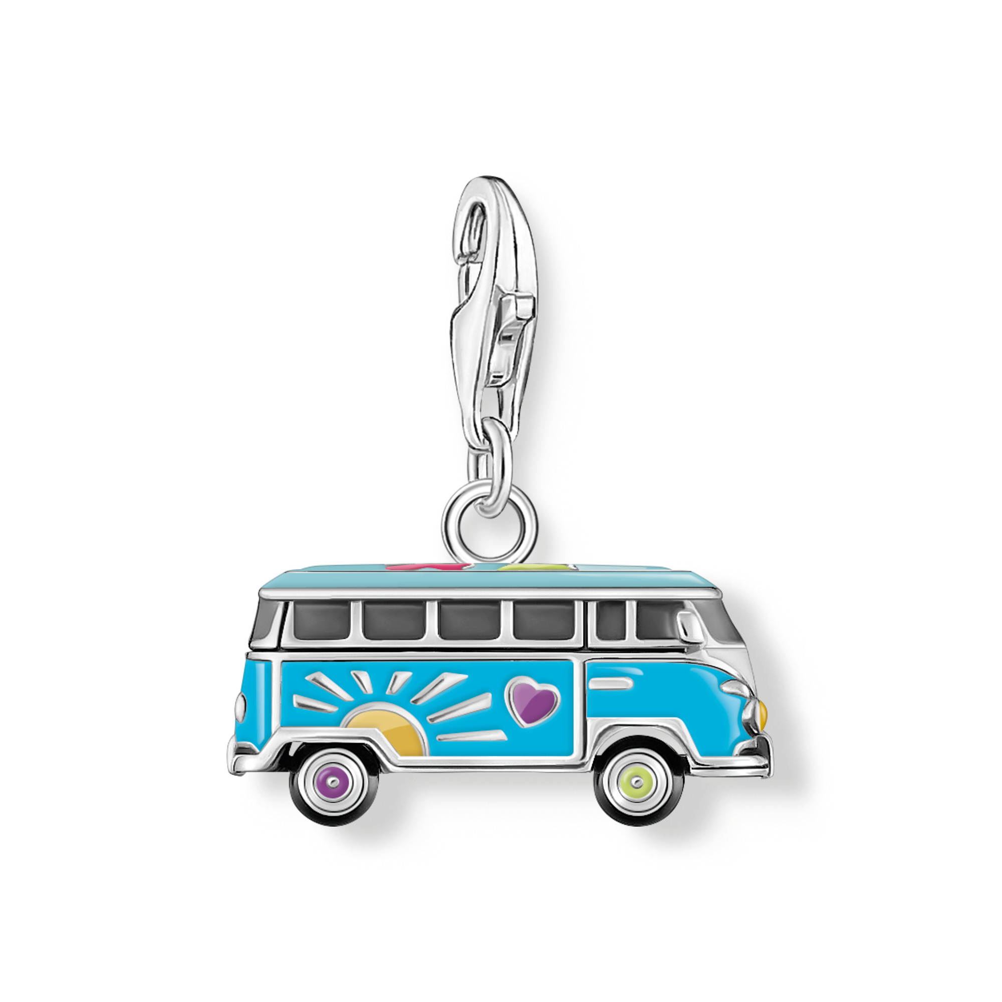 Thomas Sabo 2210-664-7 Charm-Anhänger Original Volkswagen Hippie-Bus