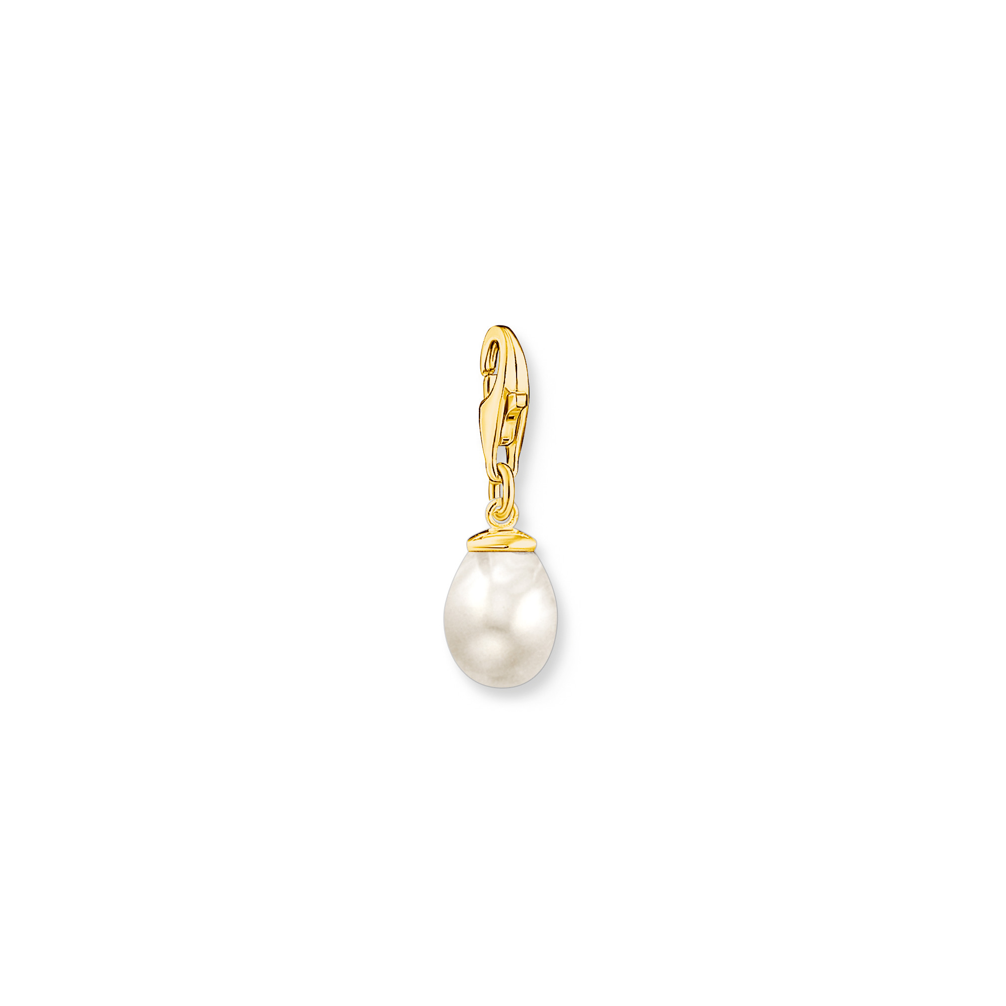 Thomas Sabo 1996-430-14 Charm-Anhänger weiße Perle vergoldet
