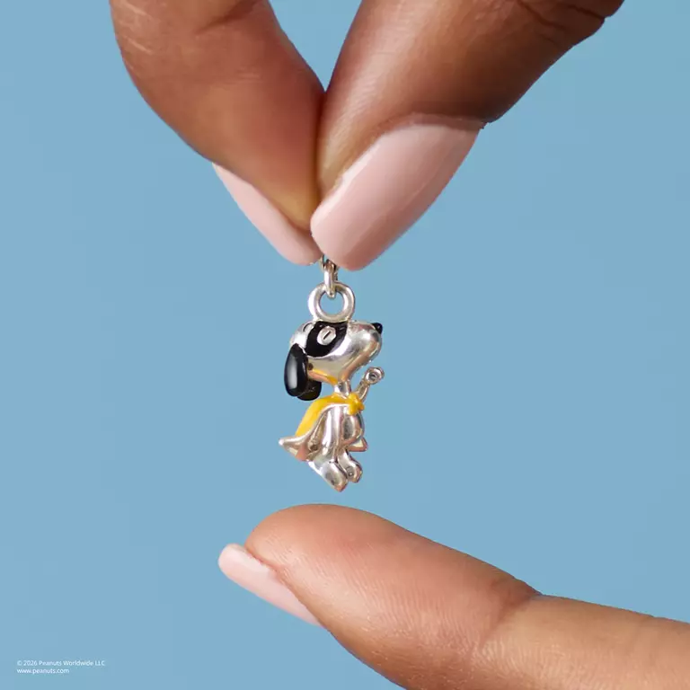 THOMAS SABO PEANUTS™ Charm Snoopy als Superheld – Original 2242-664-7