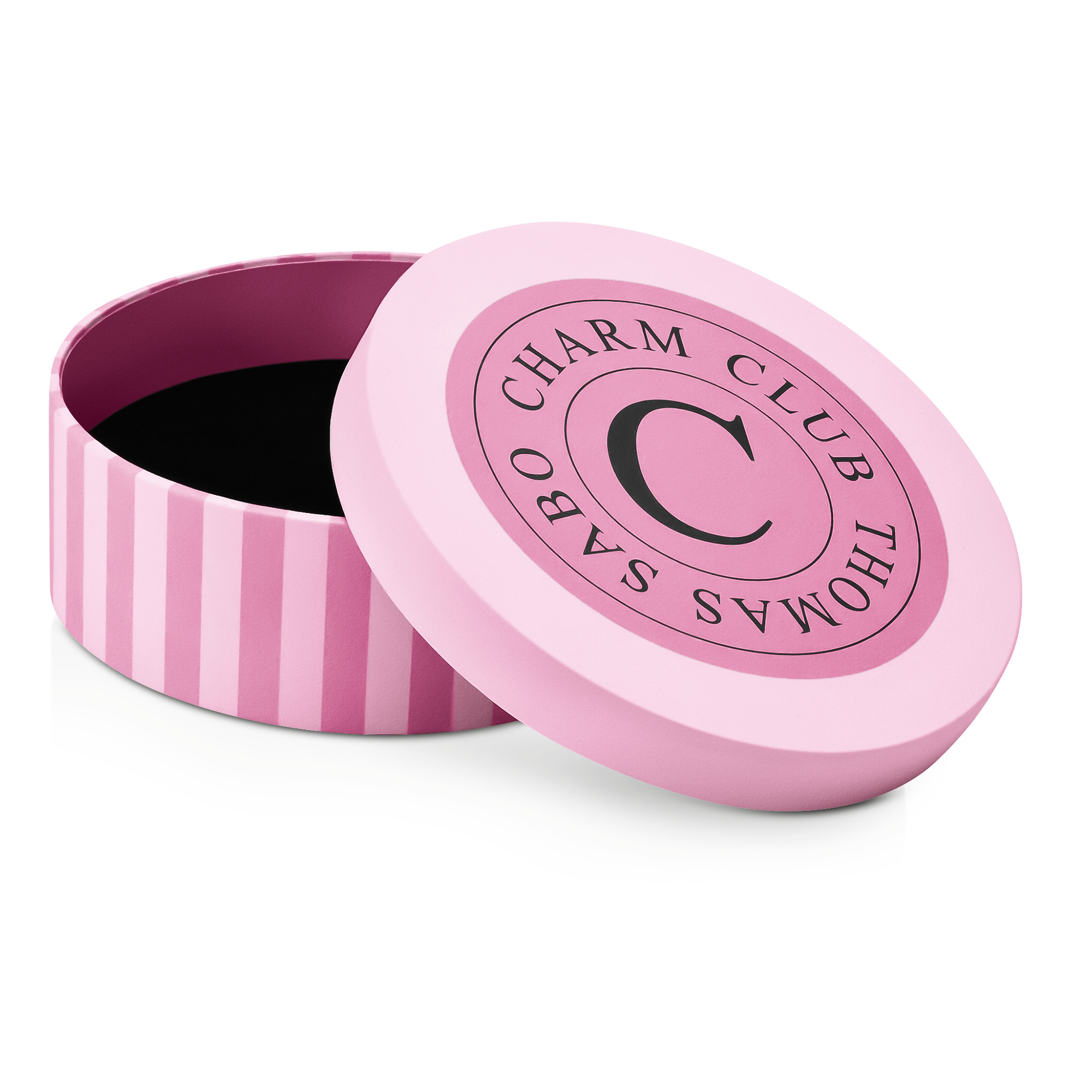 Thomas Sabo Charm Etui in elegantem Design, kompakte Aufbewahrungslösung für Charms und Schmuckstücke, ideal für unterwegs oder als Geschenkbox.