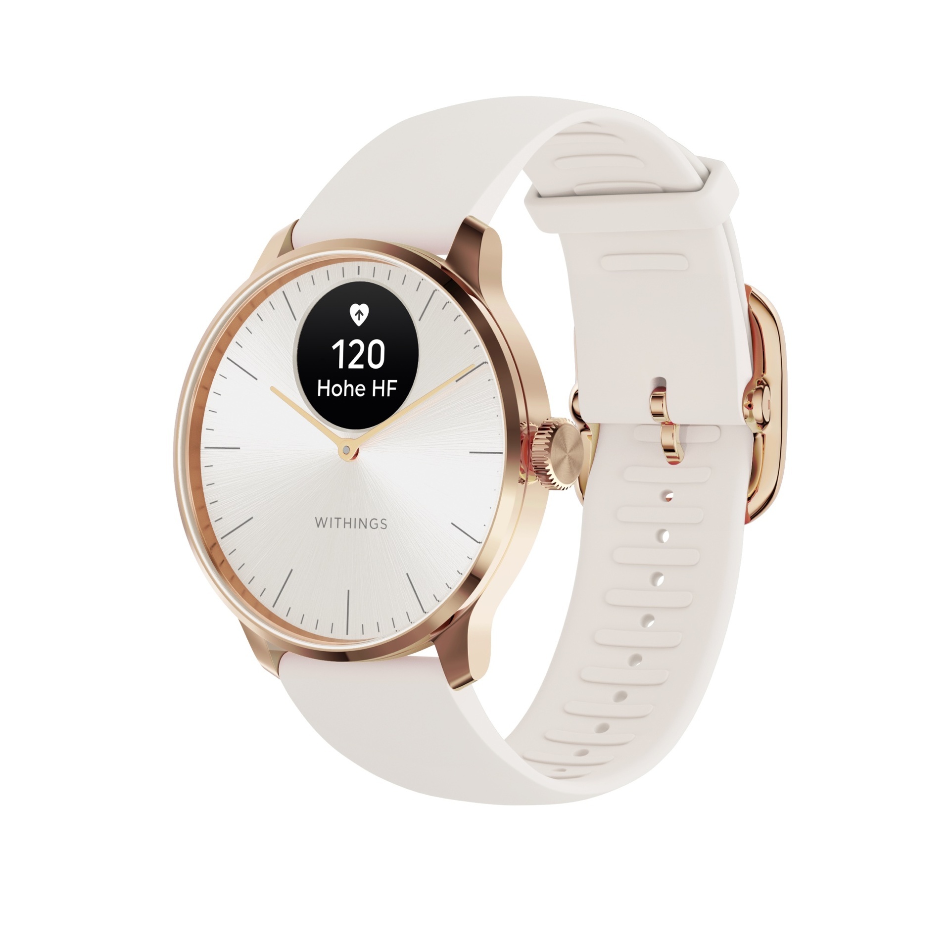 Withings ScanWatch Light 37mm rose gold white HWA11-MODEL 1-ALL-IN