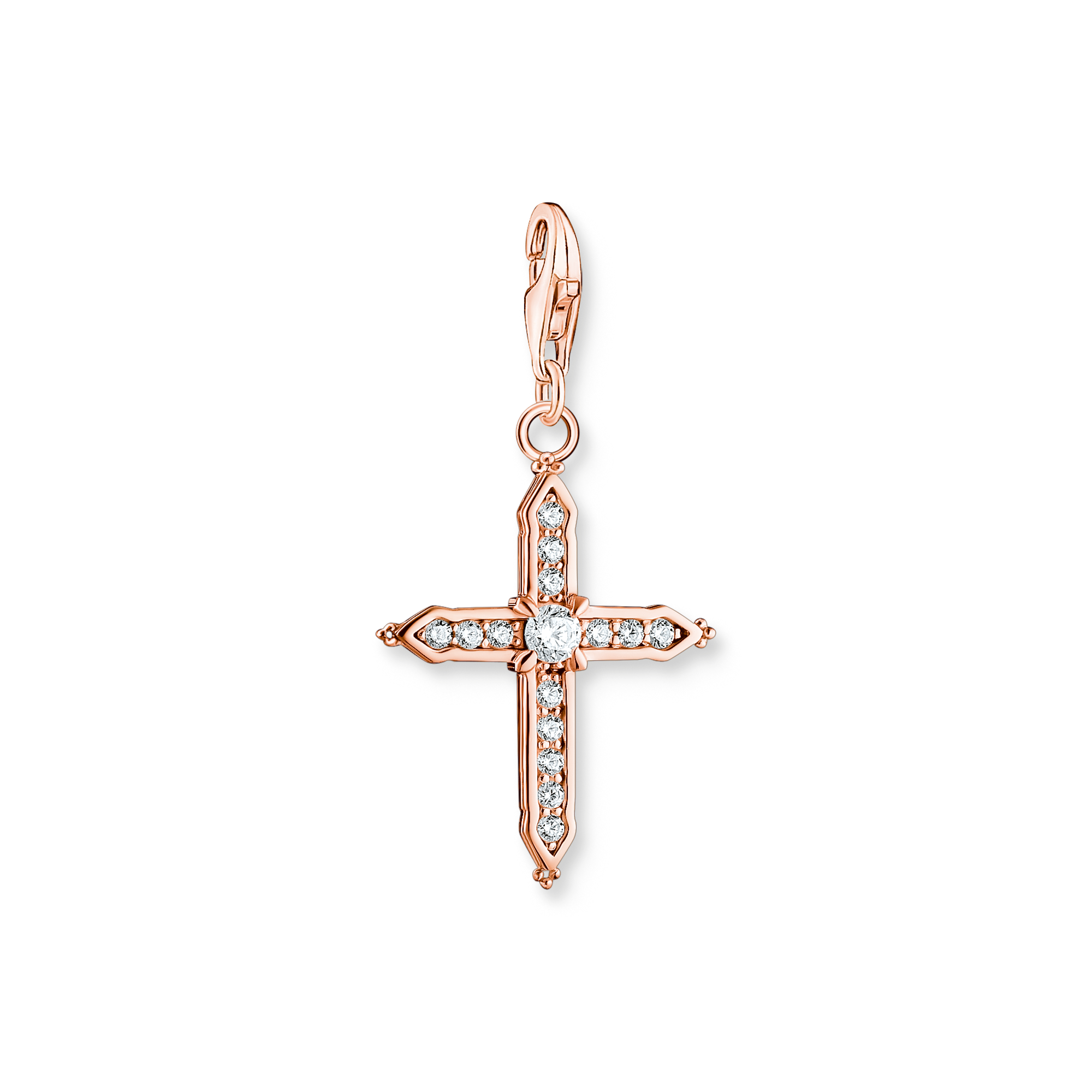 Thomas Sabo Charm Kreuz rosè 1913 günstig kaufen bei Juwelierwelt.de ©★Gratisversand★Paypal ★trusted shops★10 Euro Gutschein★
