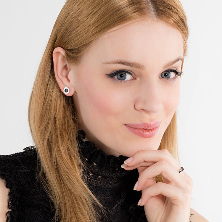 Thomas Sabo H1547-051-11 Ohrstecker klassisch Pavé schwarz