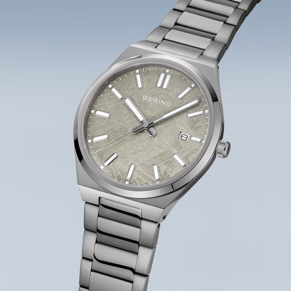 Bering 17639-777 Herrenuhr Quarz Edelstahl