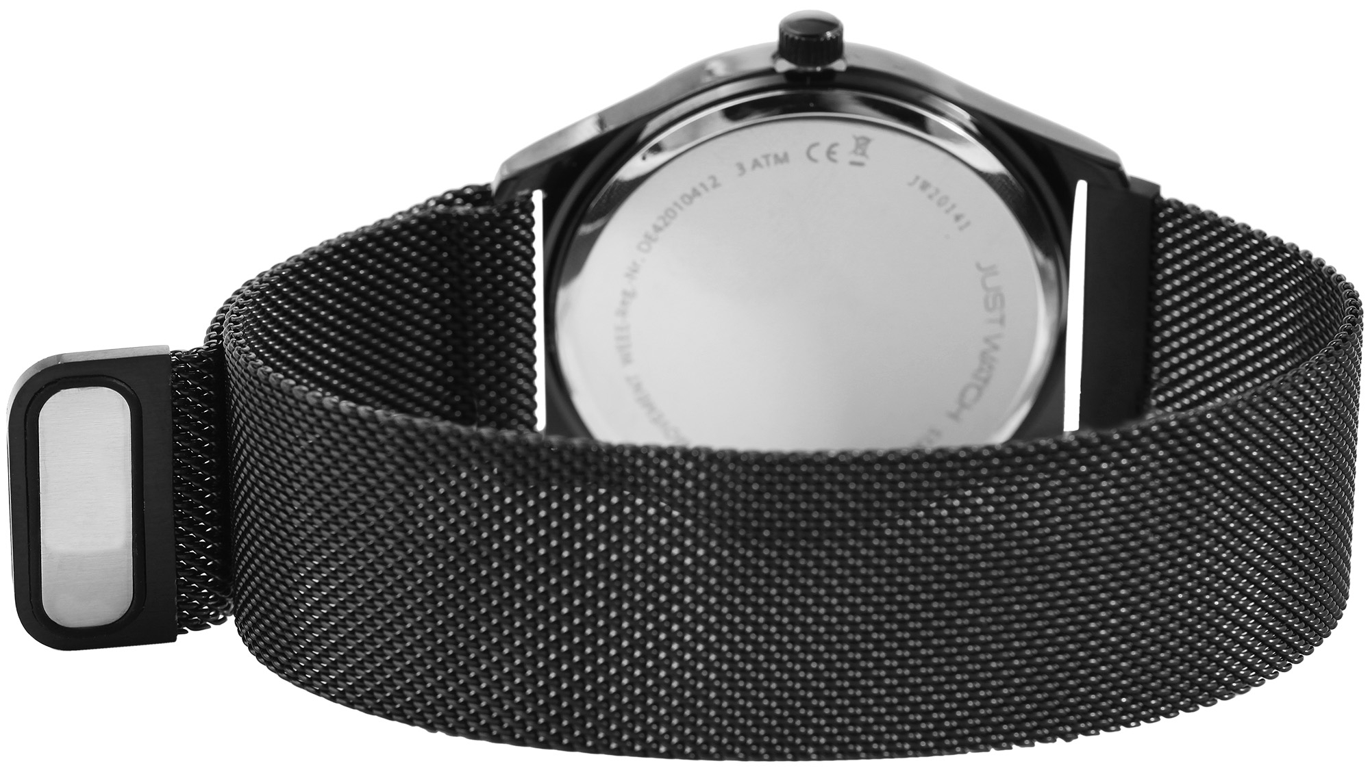 Unisexuhr mit Edelstahl Magnetmeshband Just Watch JW20141-003