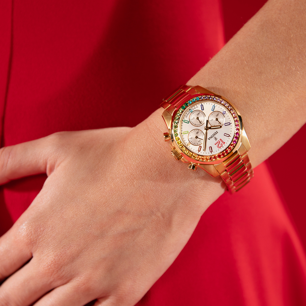 Festina Damenuhr Chronograph rosè Multicolor F20639/2