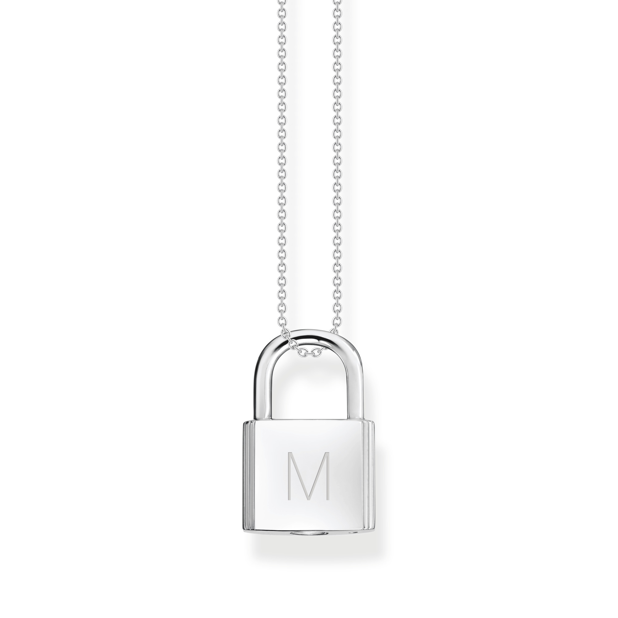 Thomas Sabo Kette Schloss KE2130-001-21-L45v 925 Sterlingsilber poliert 45 cm verstellbar Karabinerverschluss