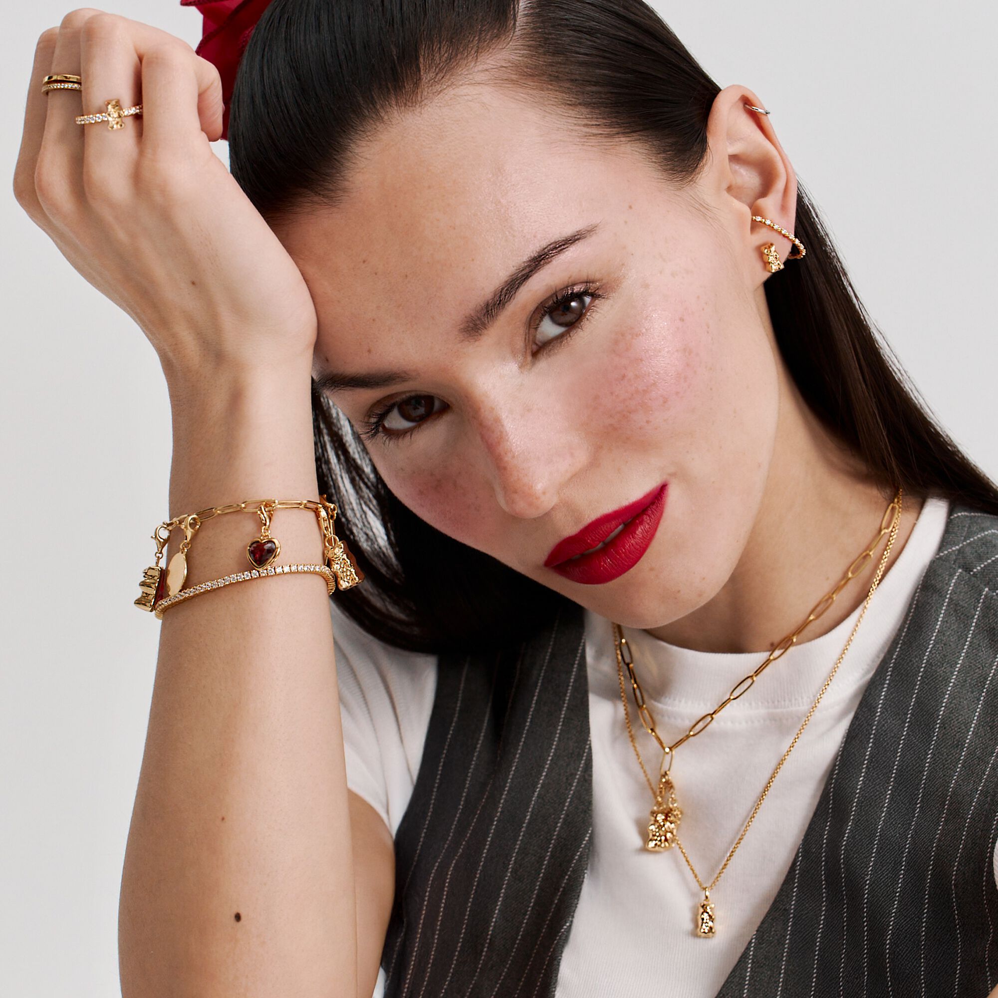 Thomas Sabo H2329-413-39 Ohrstecker HARIBO Goldbär vergoldet