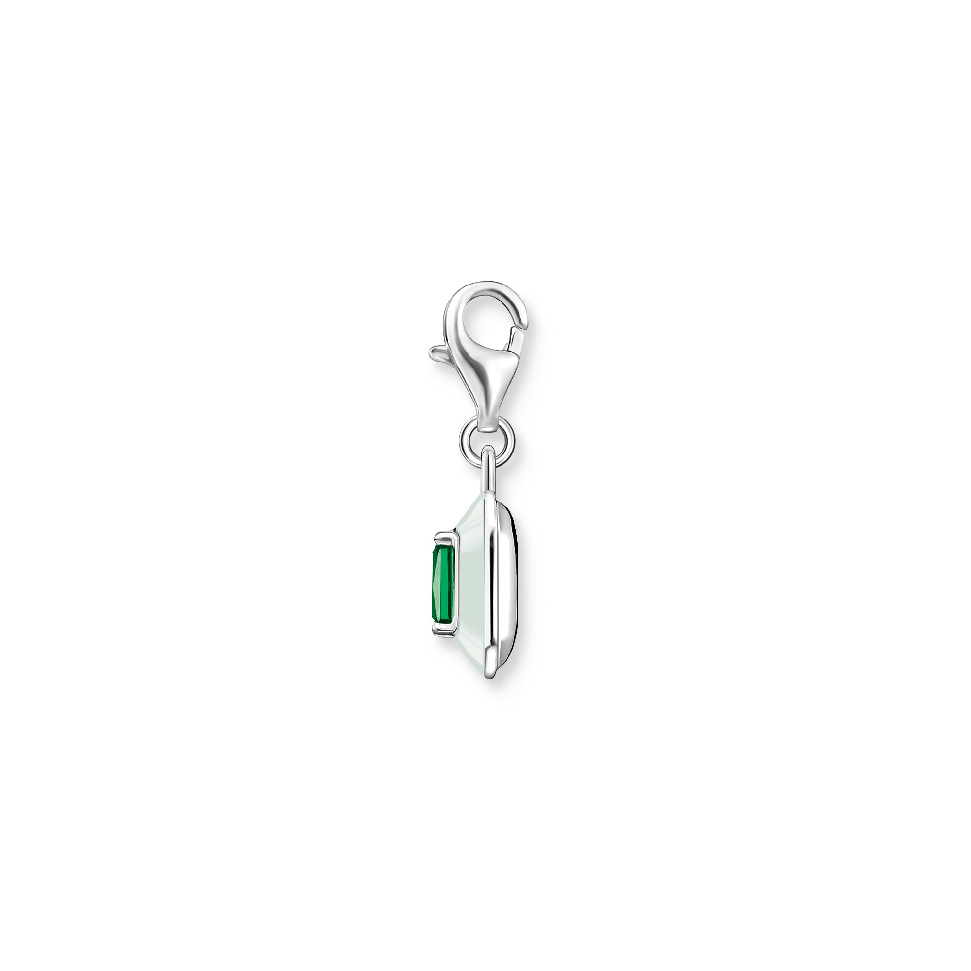 Thomas Sabo 1917-496-6 Charm-Anhänger "Grüner Stein"