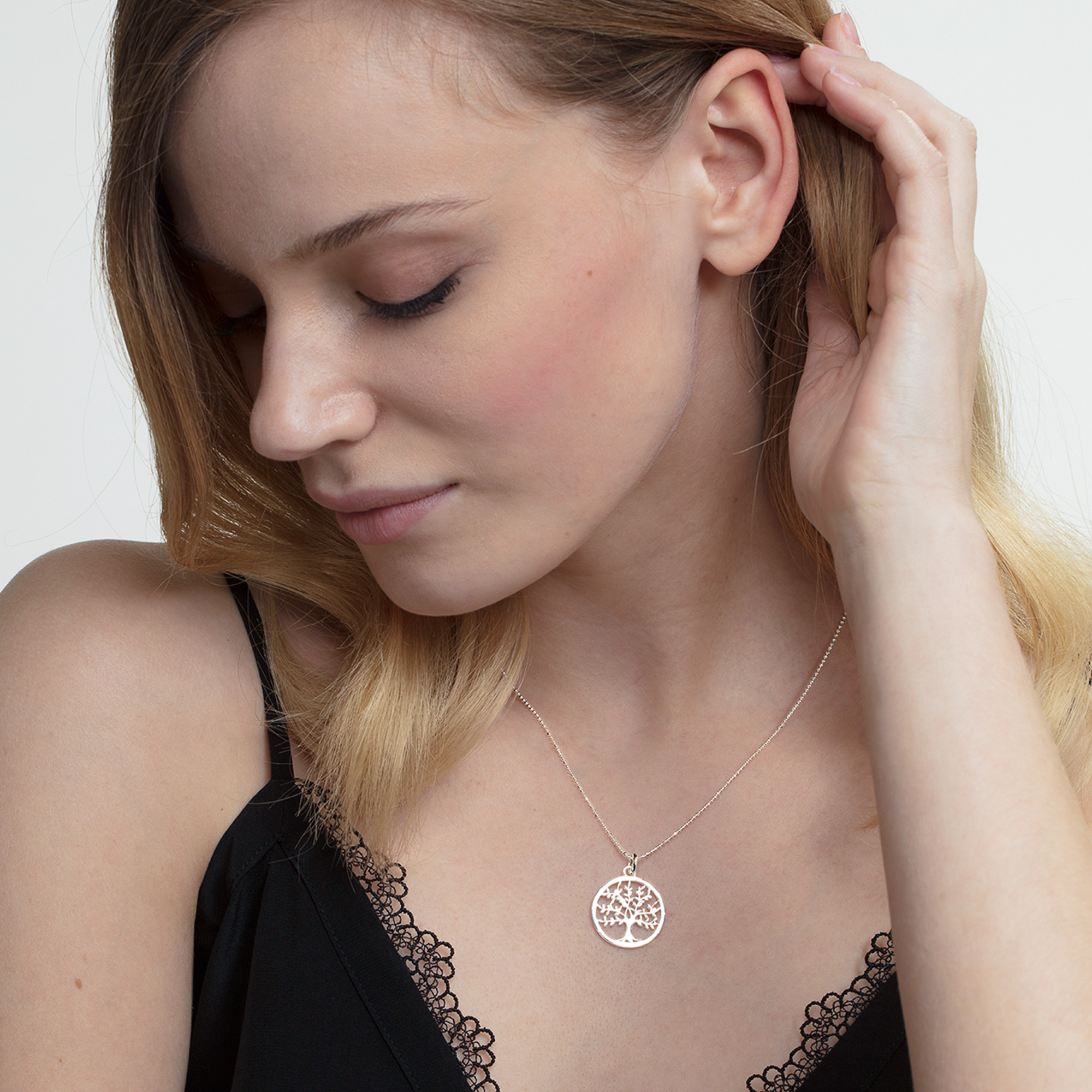 Thomas Sabo SCKE150206 Kette Silber mit Lebensbaum