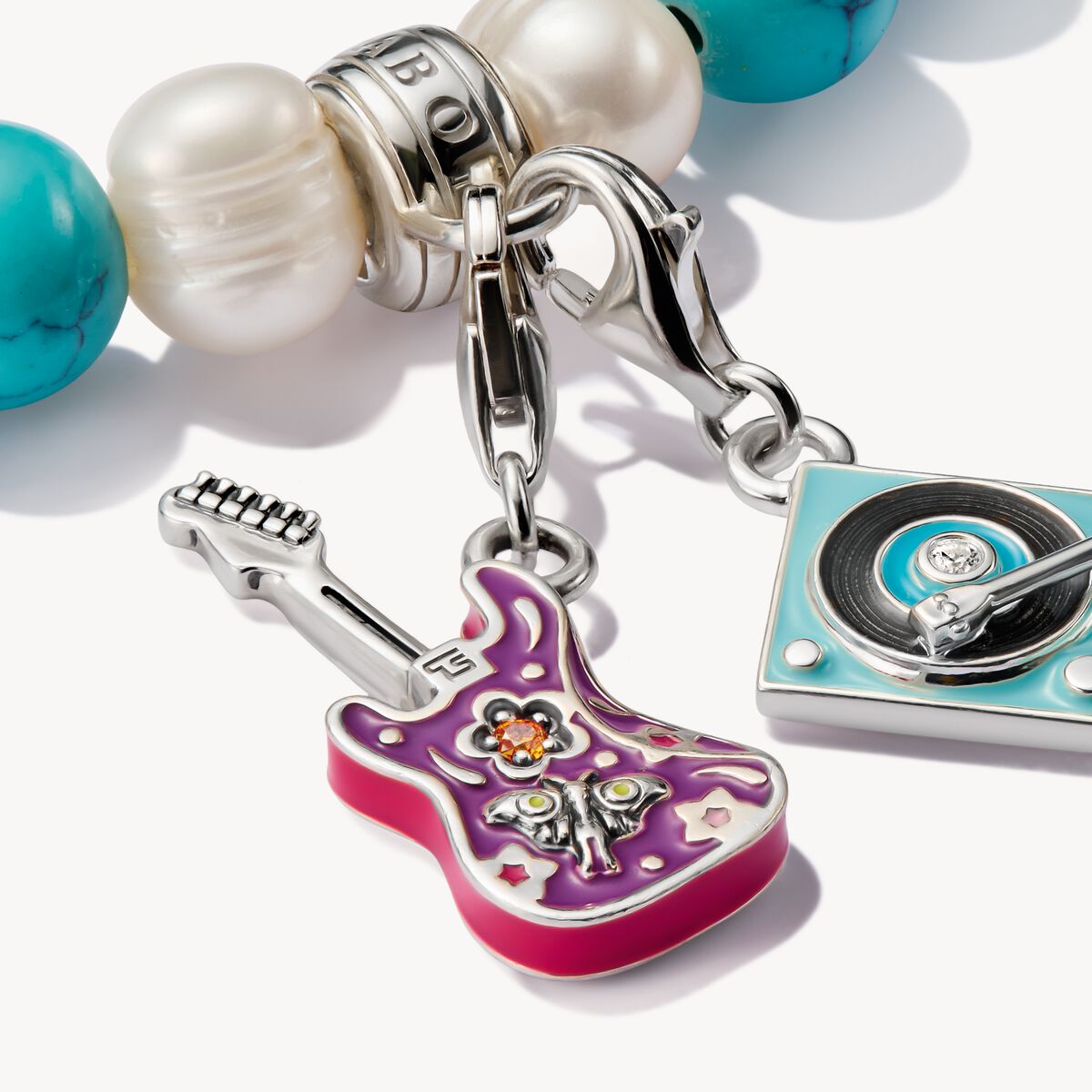 Thomas Sabo 2220-691-7 Charm-Anhänger E-Gitarre Silber