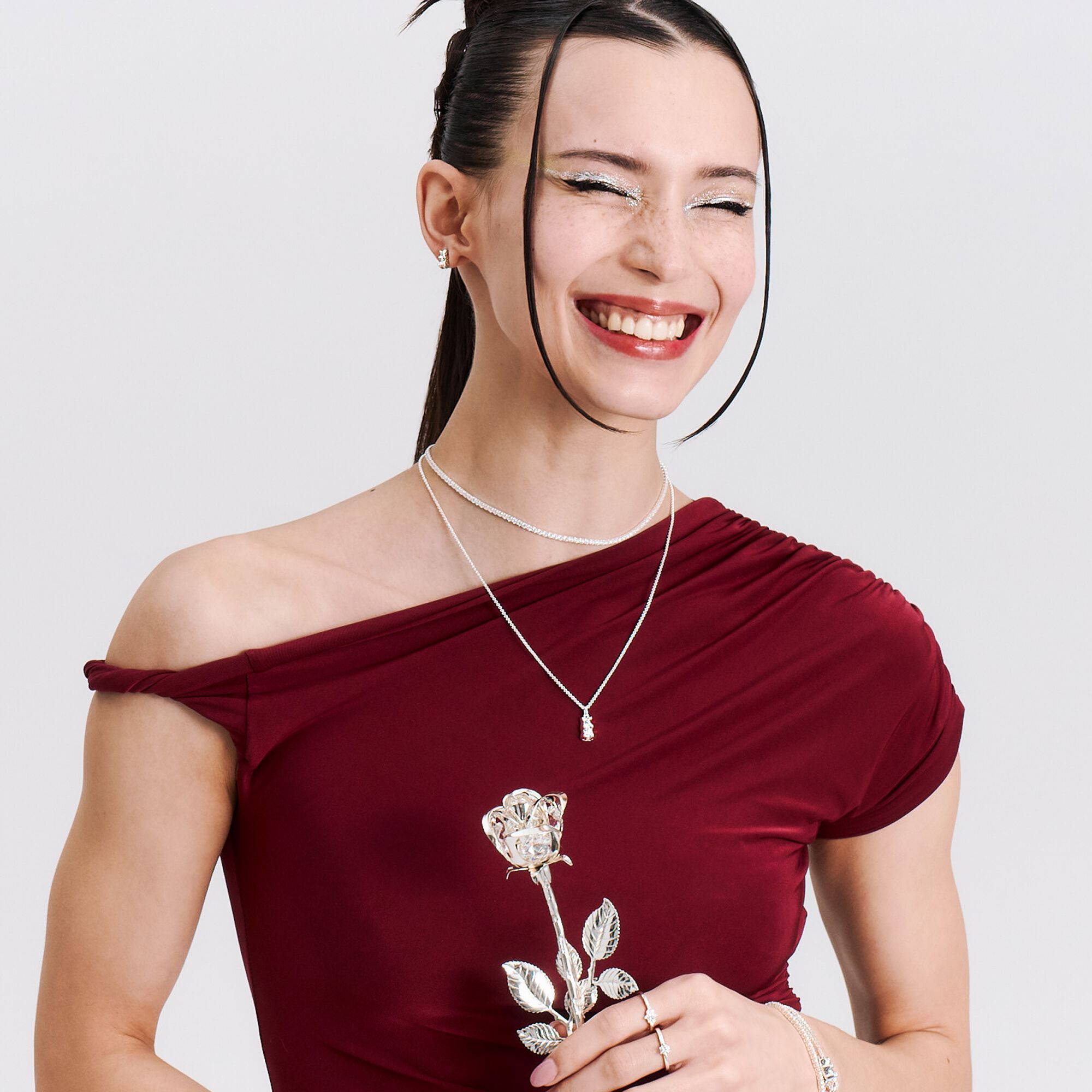 Thomas Sabo KE2325-001-21-L50v Kette mit HARIBO Goldbär Anhänger Silber