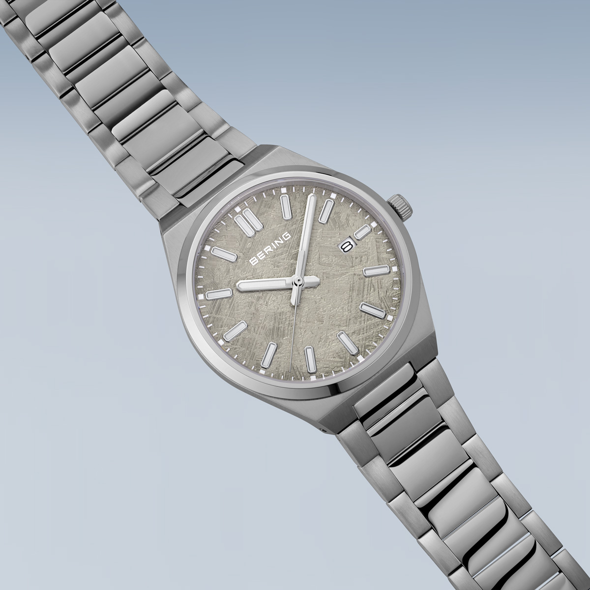 Bering 17639-777 Herrenuhr Quarz Edelstahl