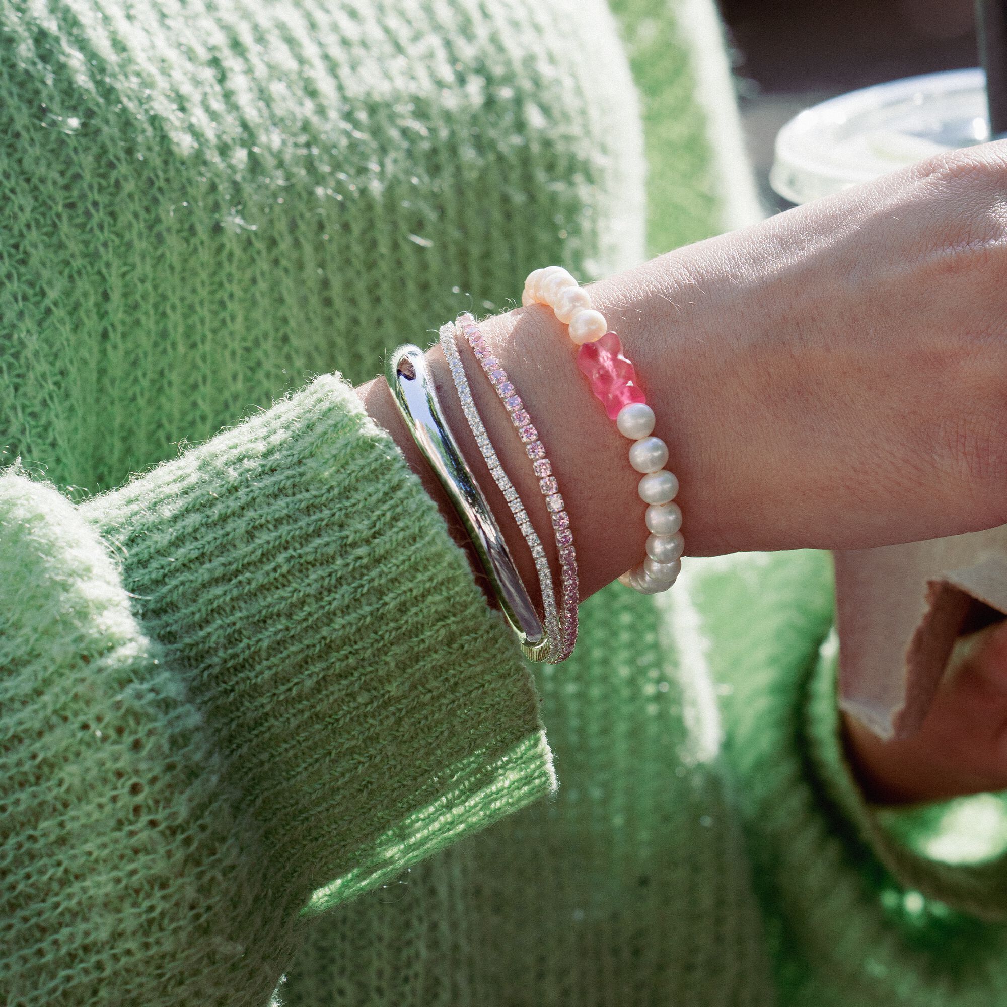 Thomas Sabo A2167-051-14 Tennisarmband mit weißen Steinen