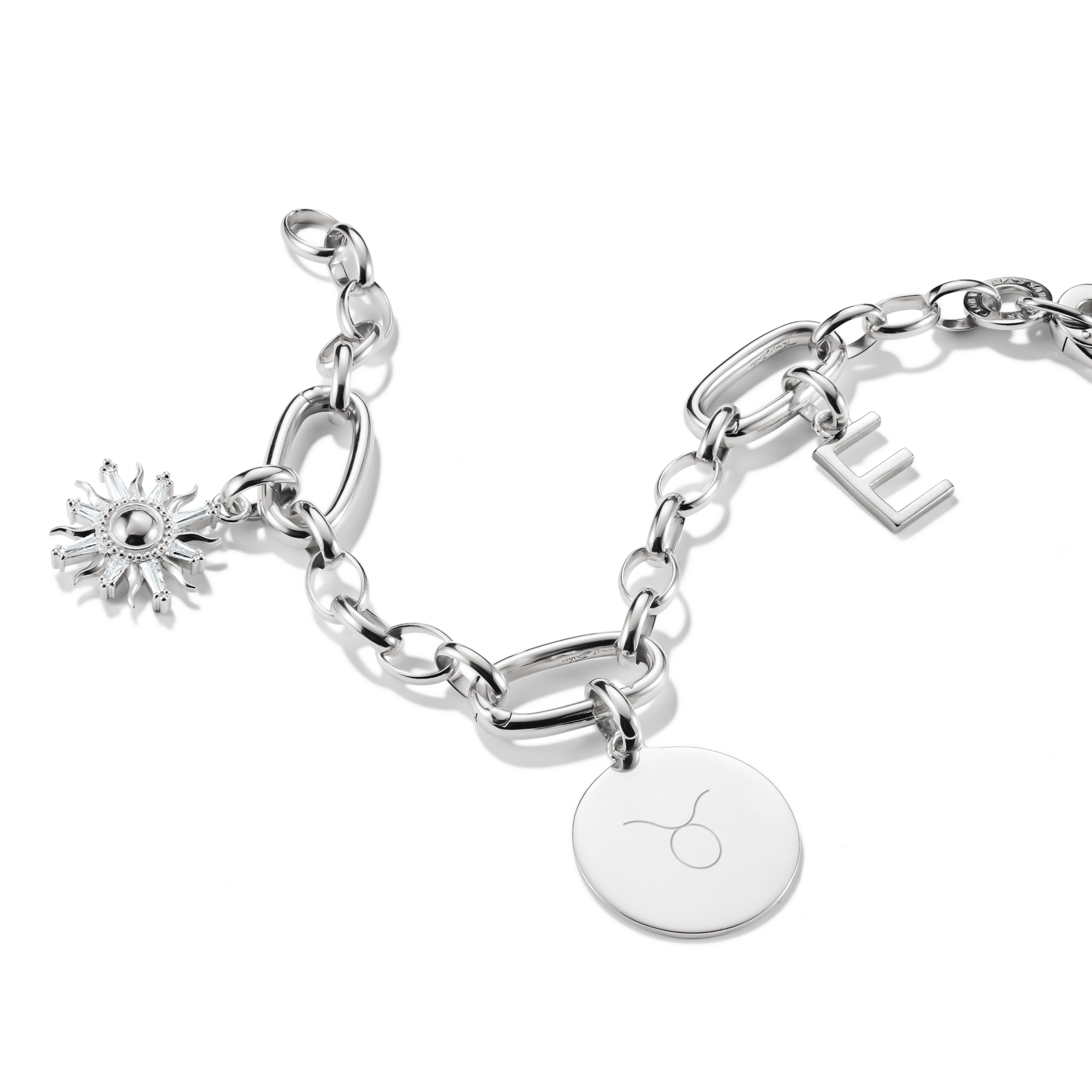Thomas Sabo CC1273-001-21 Charm-Anhänger Coin groß Connect Silber