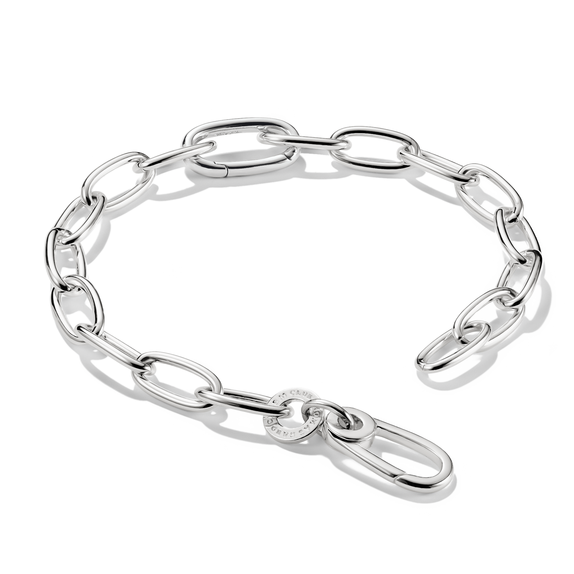 Thomas Sabo C1204-001-21-L19 Charm-Armband mit einem Connect Link Silber