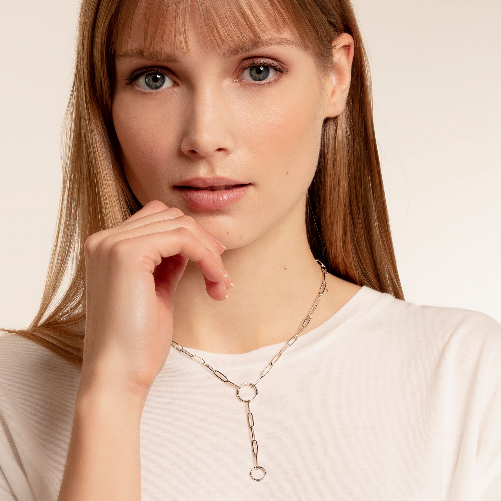 Thomas Sabo Charmkette Y-Kette Silber X0276-001-21-L50