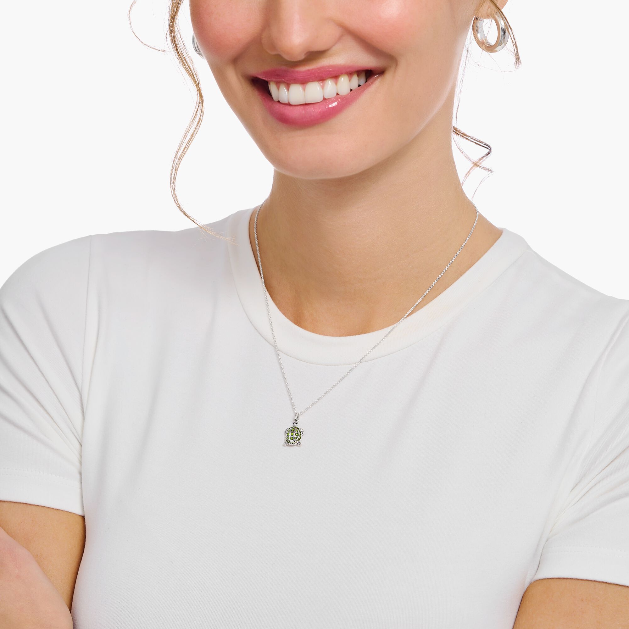 Thomas Sabo KE2216-007-6 Kette mit Schildkröten-Anhänger