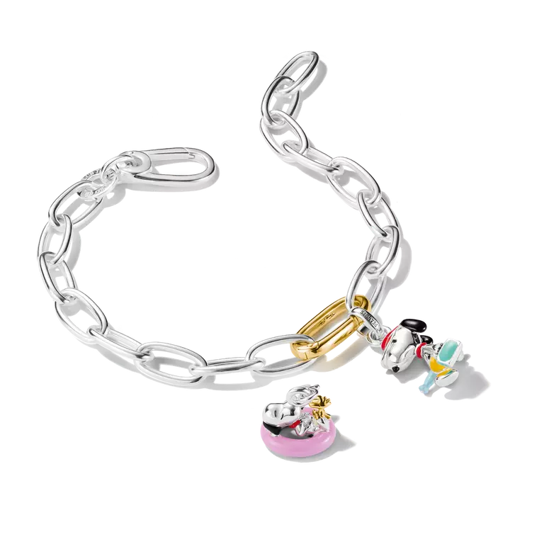 THOMAS SABO PEANUTS™ Charm Snoopy mit Koffer – Connect CC1345-664-7