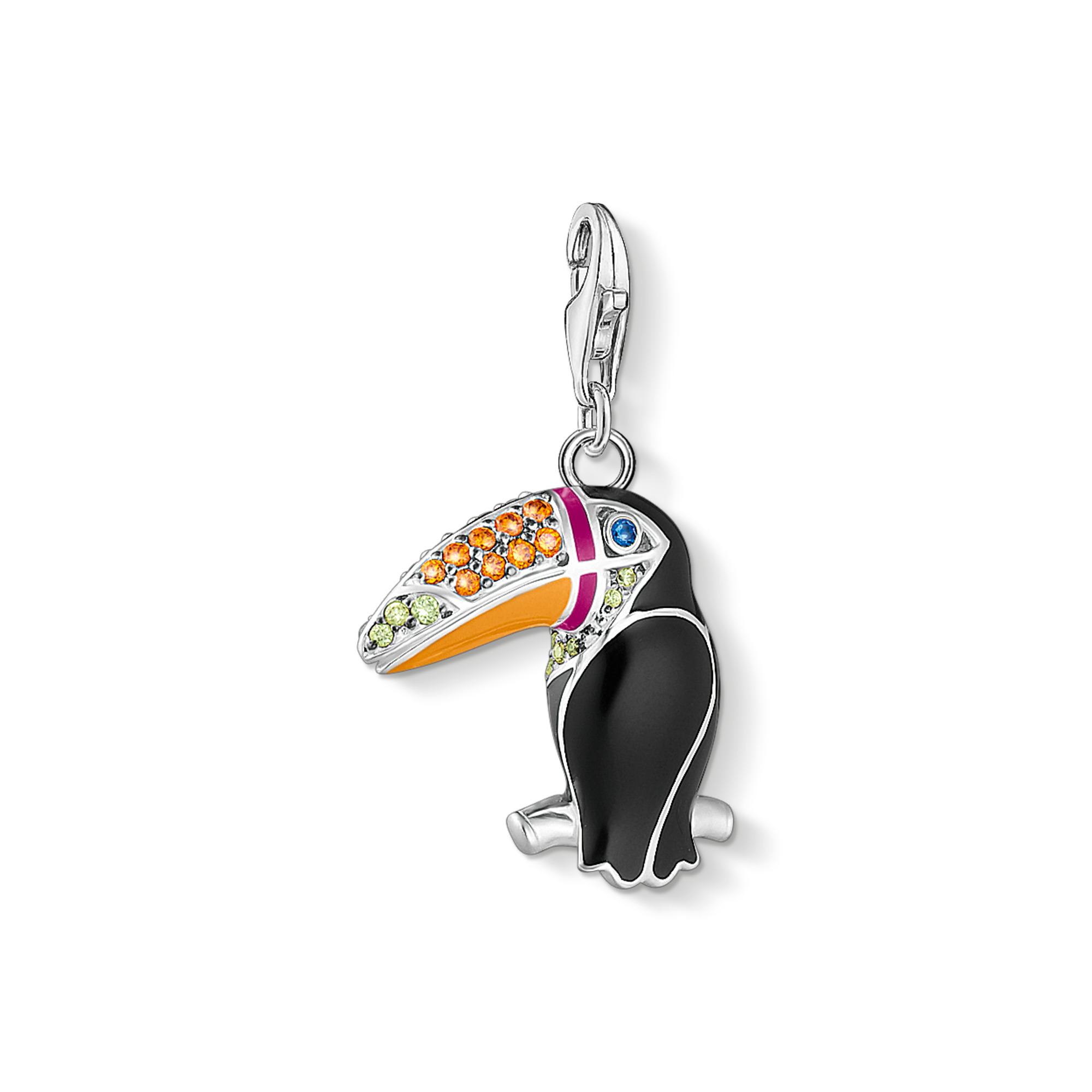 Thomas Sabo 1727-691-7 Charm-Anhänger Bunter Tukan