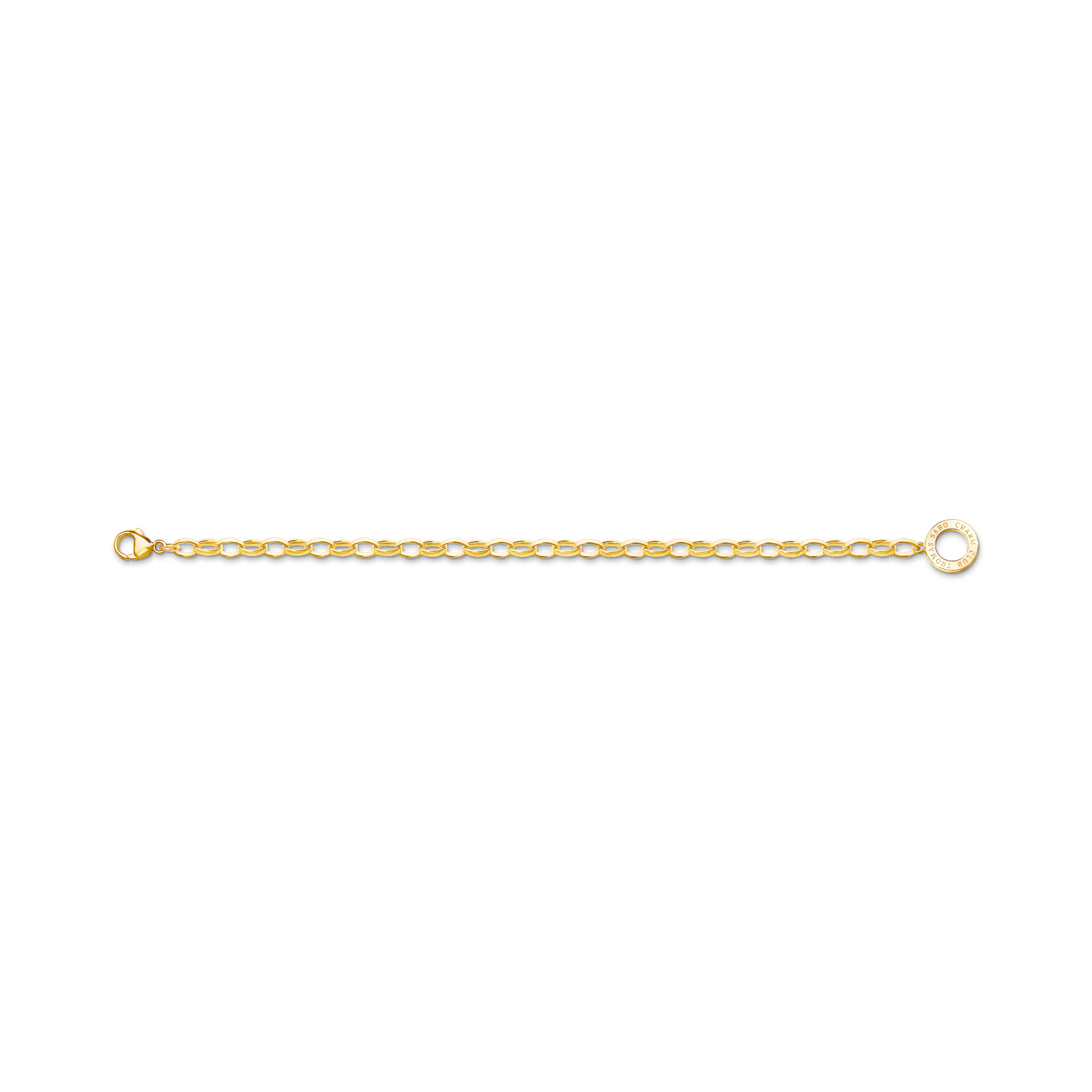 Thomas Sabo X0031-413-39-L19,5 Charm Armband klassisch vergoldet