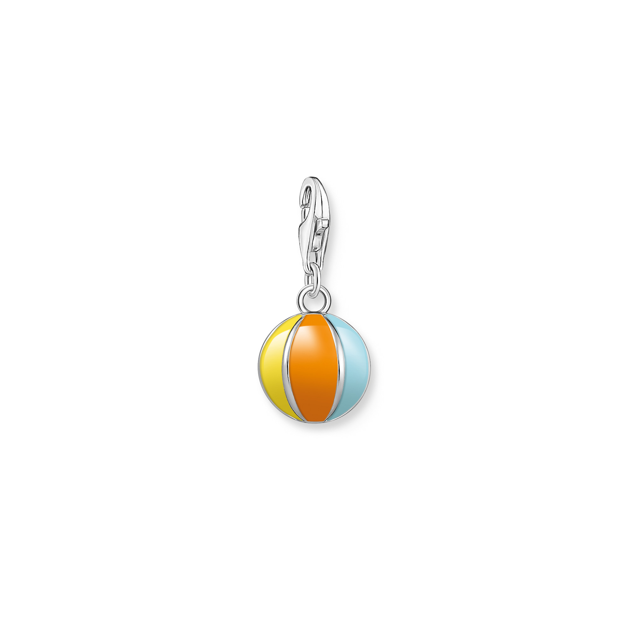 Thomas Sabo 2004-041-7 Charm-Anhänger bunter Wasserball Silber